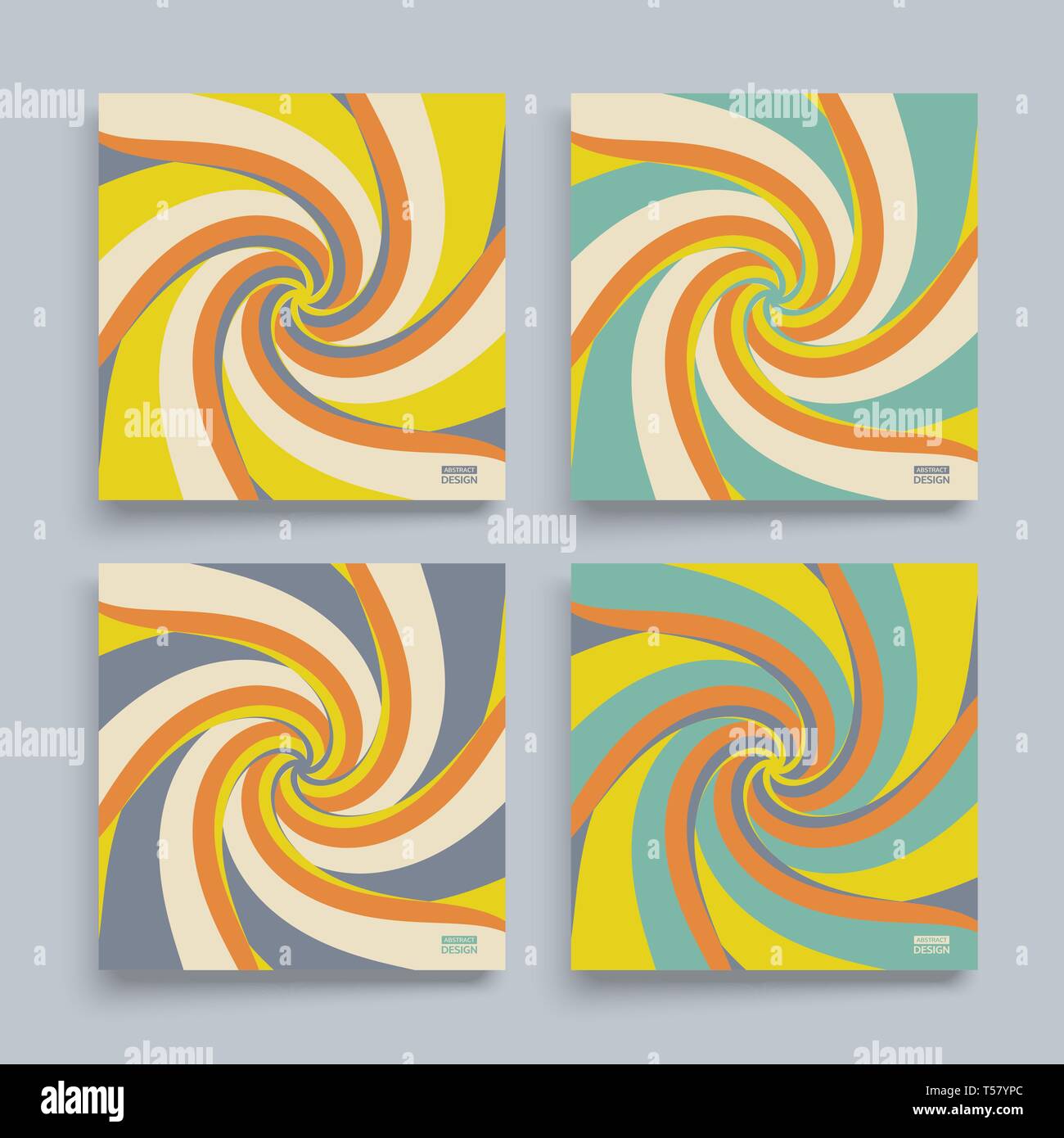 Abstract swirl background. Cover design template. Vector illustration. Stock Vector