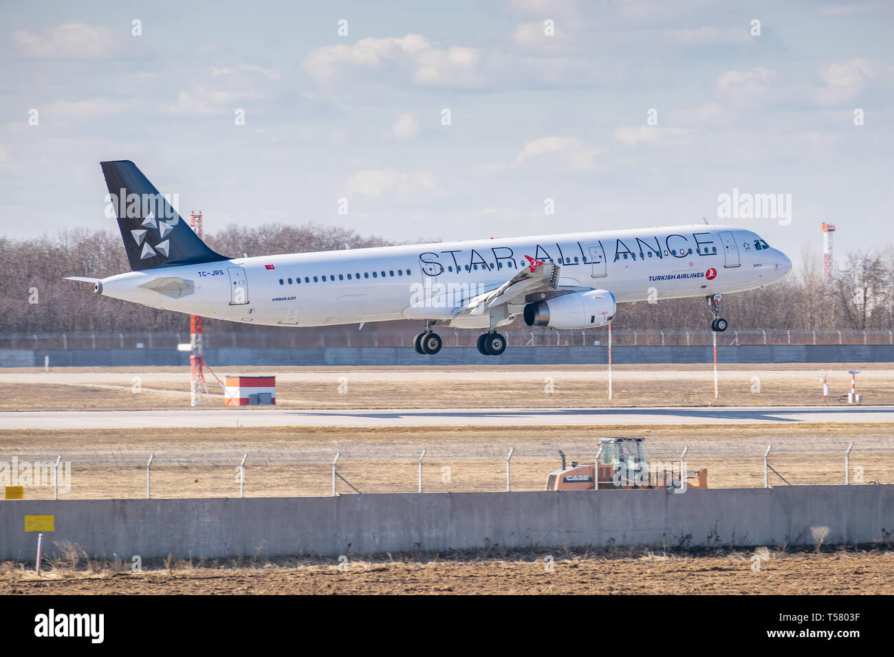 Kyiv, Ukraine - March 17, 2019: Turkish Airlines Airbus A321 in ...