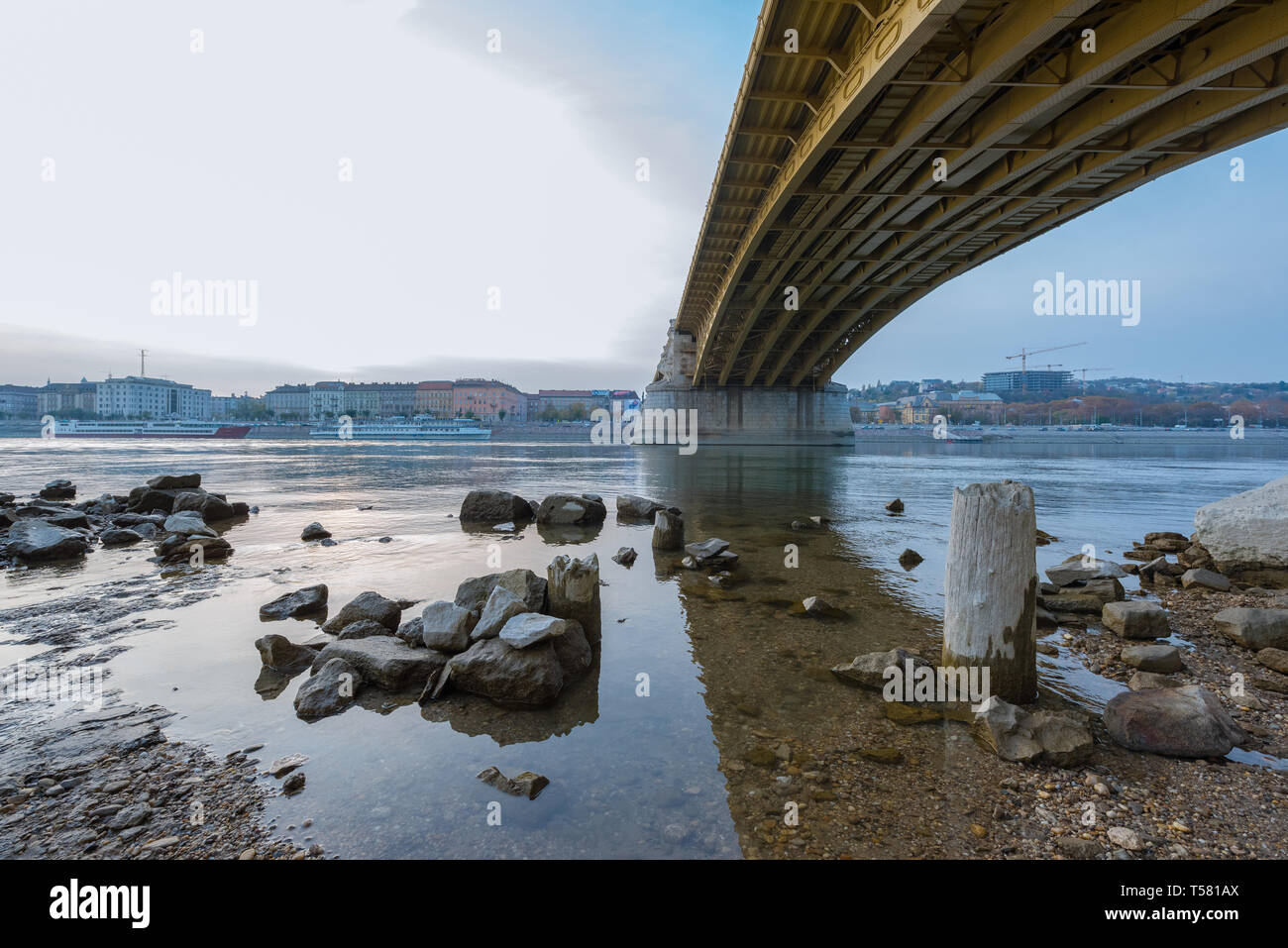 Sunset on margaret bridge hi-res stock photography and images - Alamy