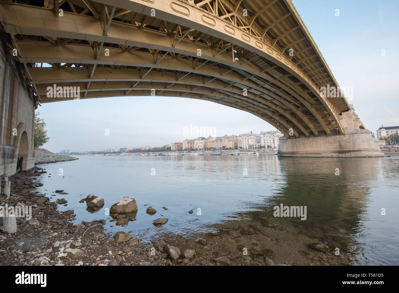 Sunset on margaret bridge hi-res stock photography and images - Alamy