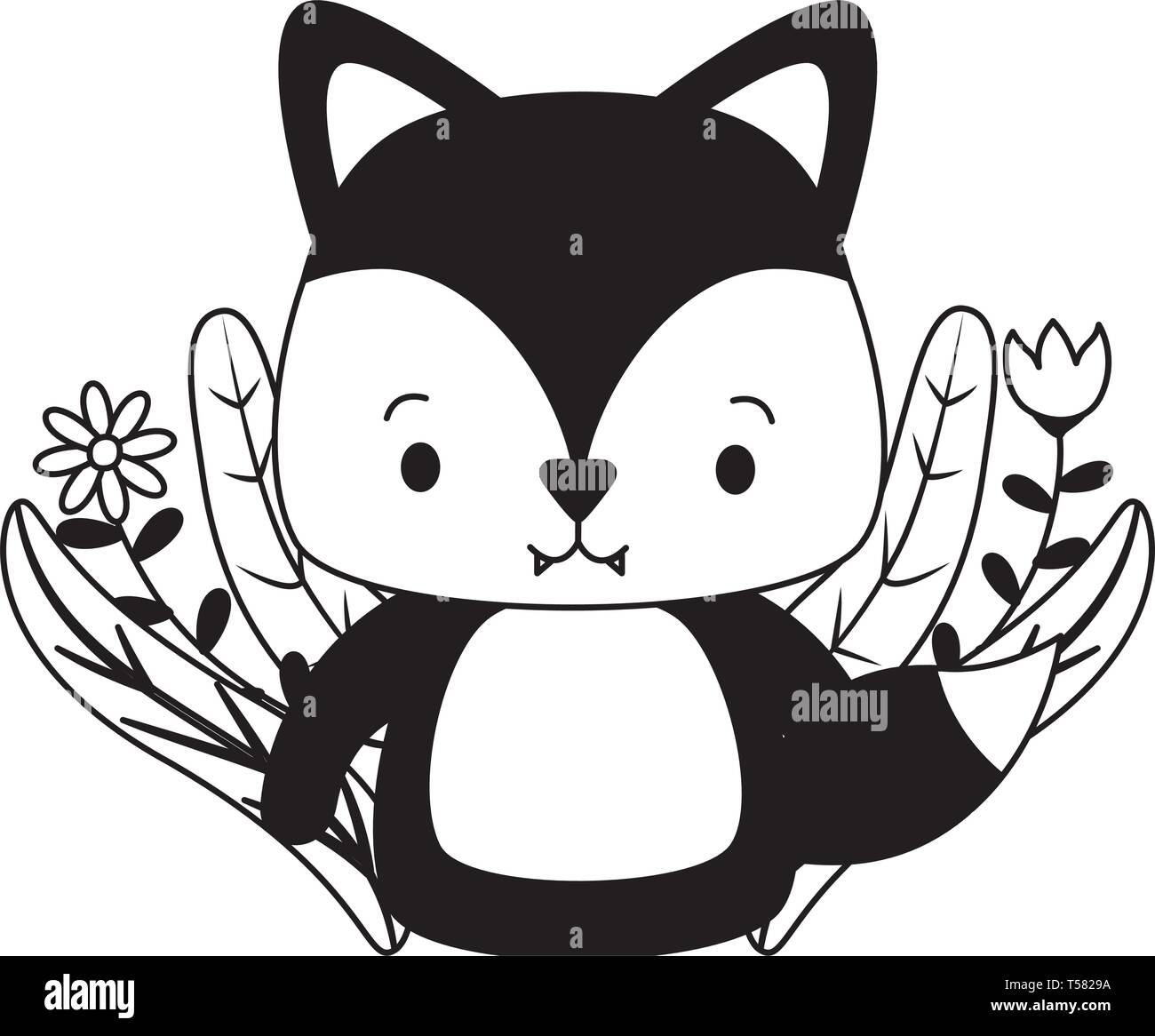 cute animal cartoon Stock Vector Image &amp; Art - Alamy