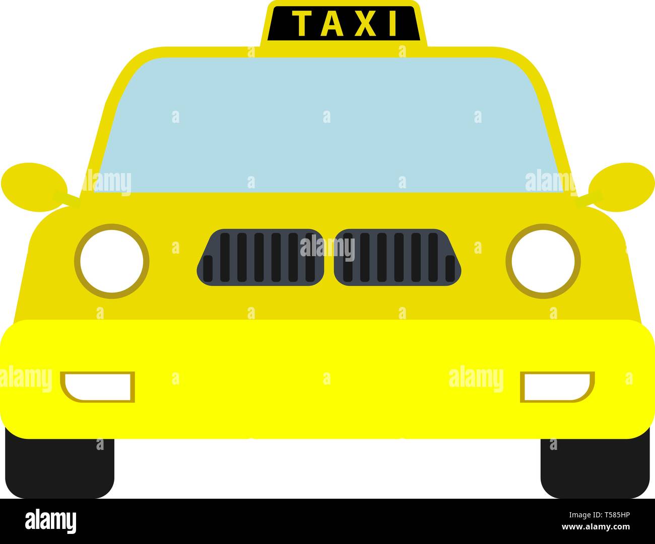 Cartoon taxi hi-res stock photography and images - Alamy