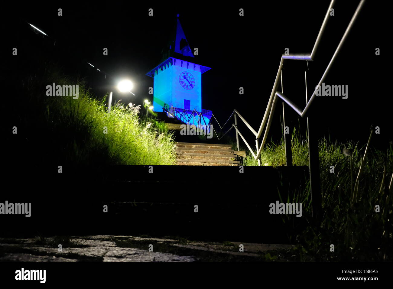 schlossberg , bruck an der mur, Steiermark, austria Stock Photo