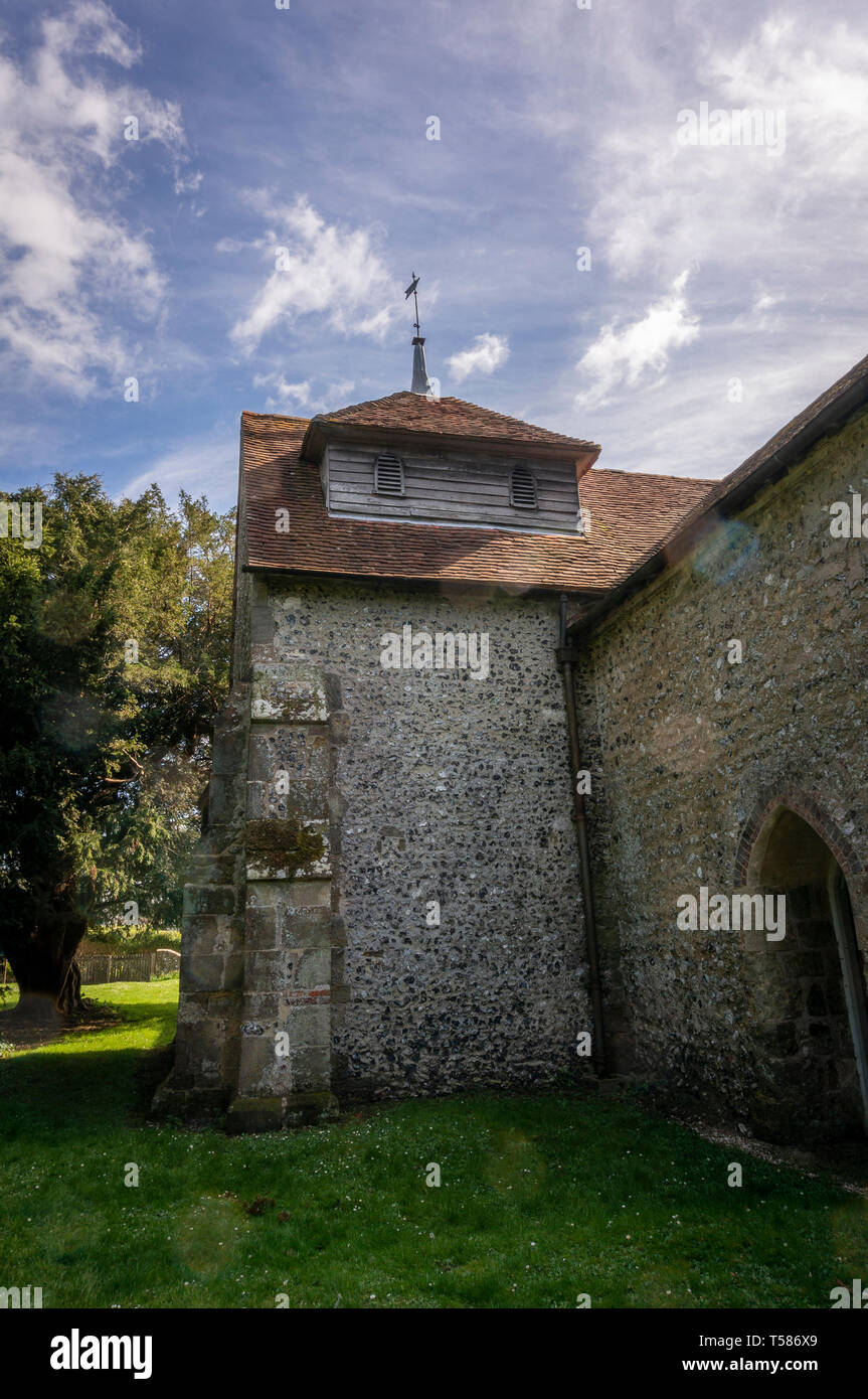 St Mary's Church, North Stoke, West Sussex, UK Stock Photo