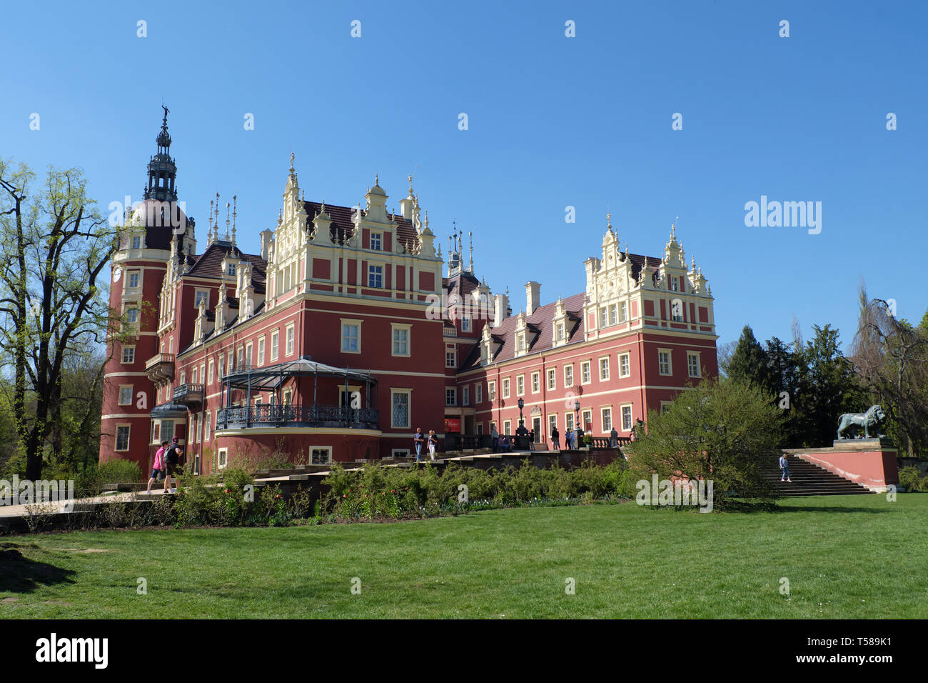 Schloss and Park Muskau Stock Photo