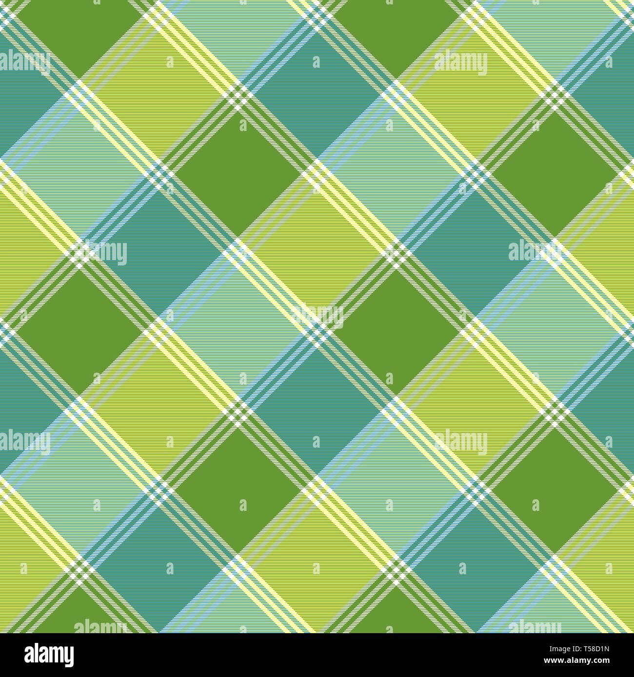Lite color check tablecloth seamless pattern. Vector illustration Stock ...