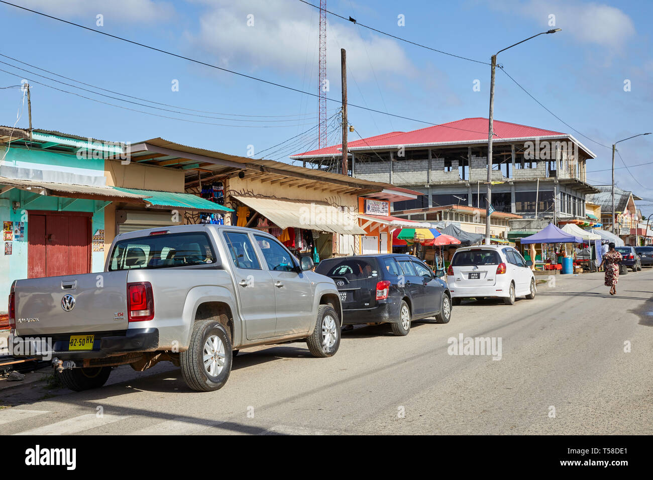 Republic Avenue in Linden Guyana South America Stock Photo - Alamy