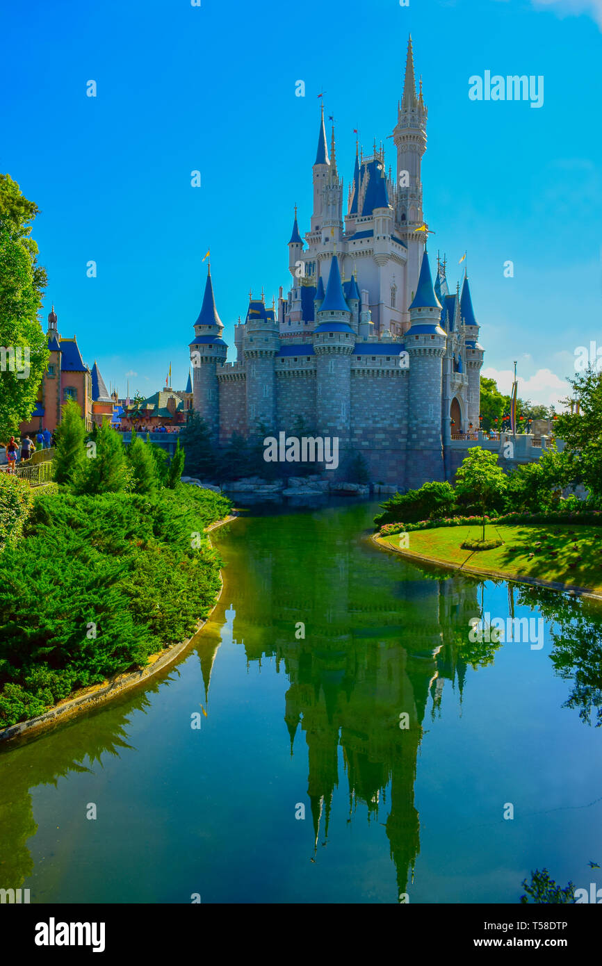 Disney castle Stock Photo