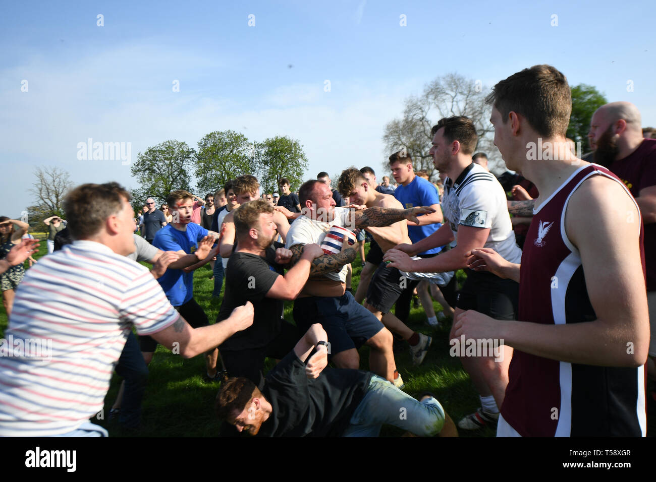 Traditional game bottle kicking hires stock photography and images Alamy