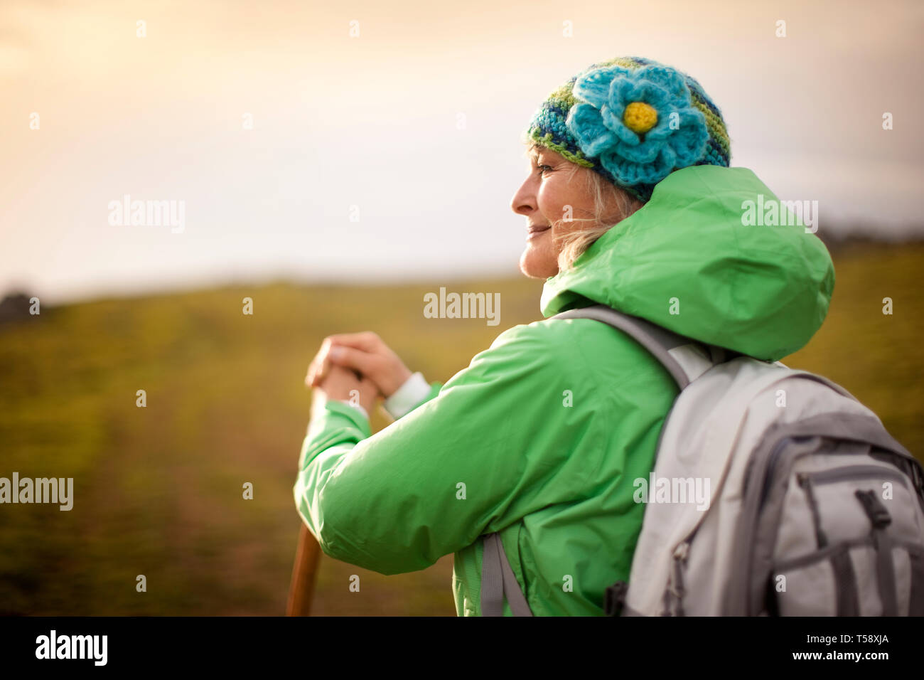 Joyful mature woman in 50s hi-res stock photography and images - Alamy