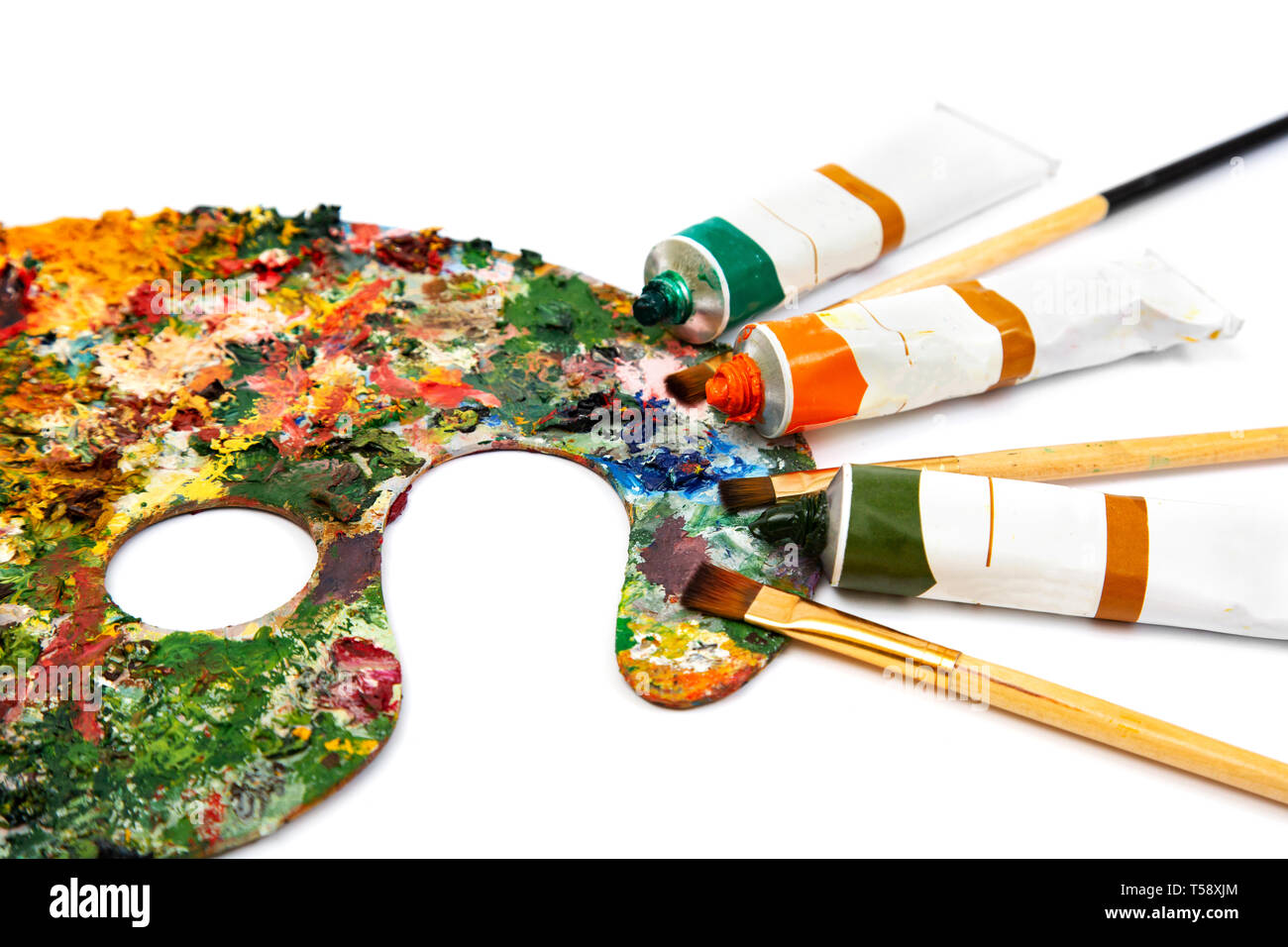 Oil paint tubes blob hi-res stock photography and images - Alamy