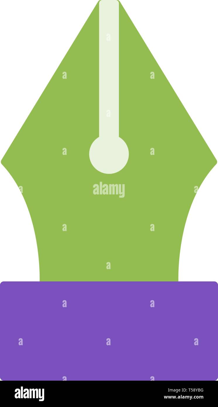 Pen tool vector flat icons, draw vector illustration Stock Vector
