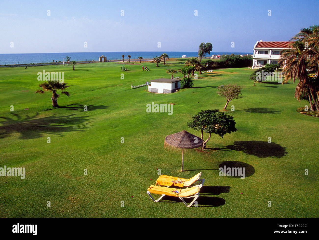 Golf club and parador del Golf. Malaga, Spain Stock Photo - Alamy