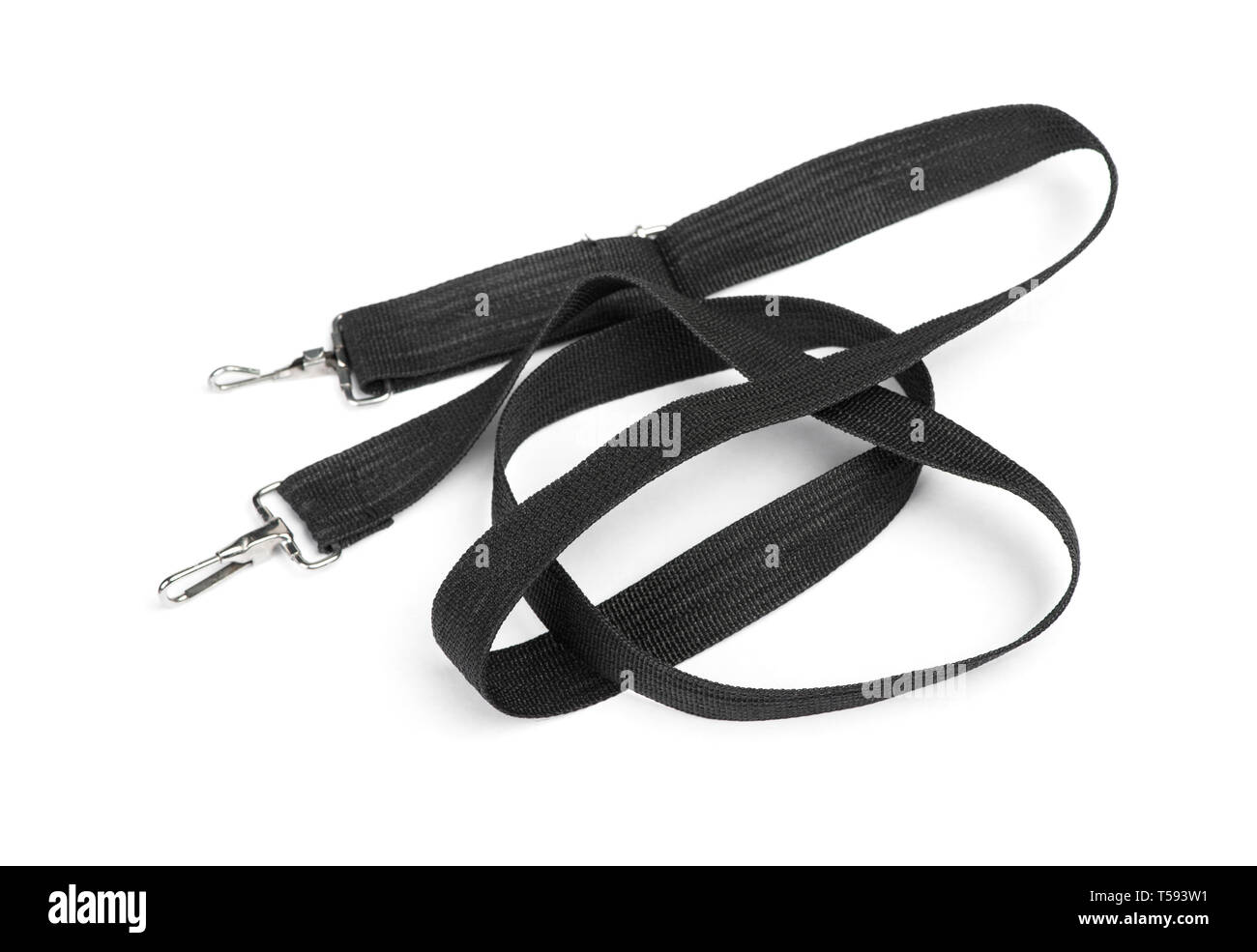 Black strap isolated on white background Stock Photo Alamy