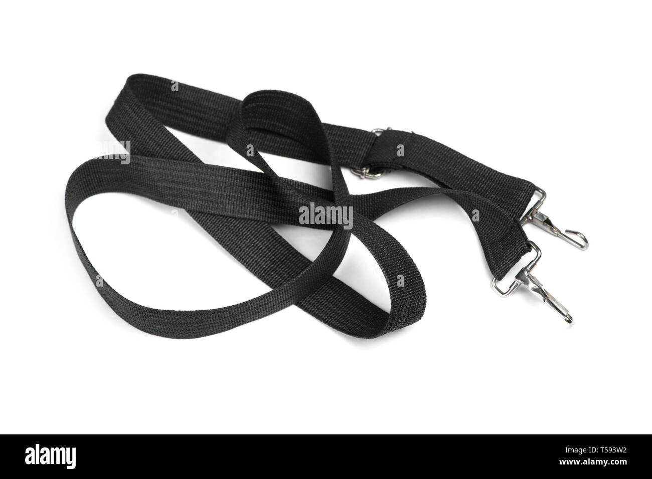 Black strap isolated on white background Stock Photo Alamy