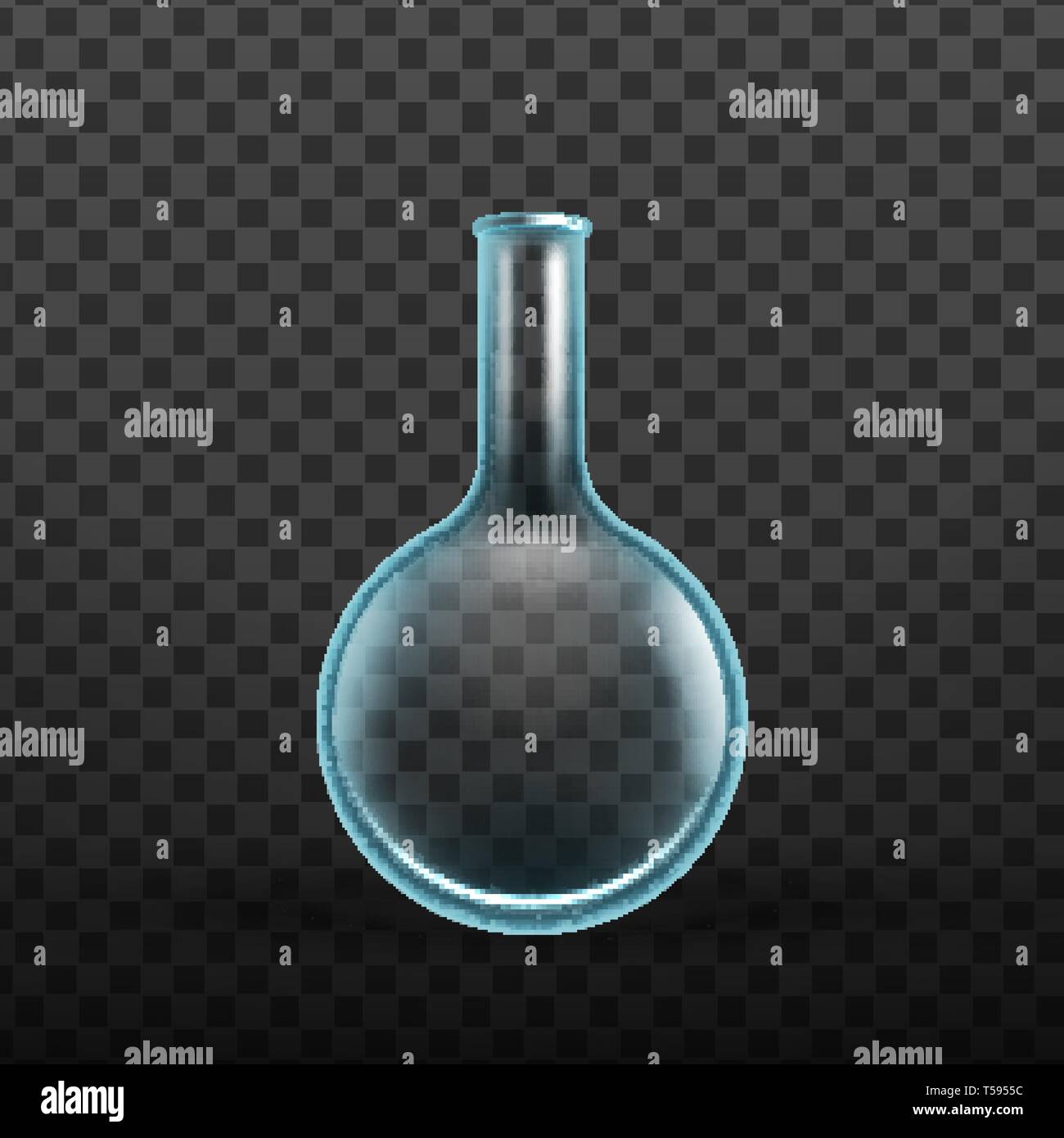 Realistic Chemical Glass Beaker Vessel Vector Stock Vector Image & Art ...