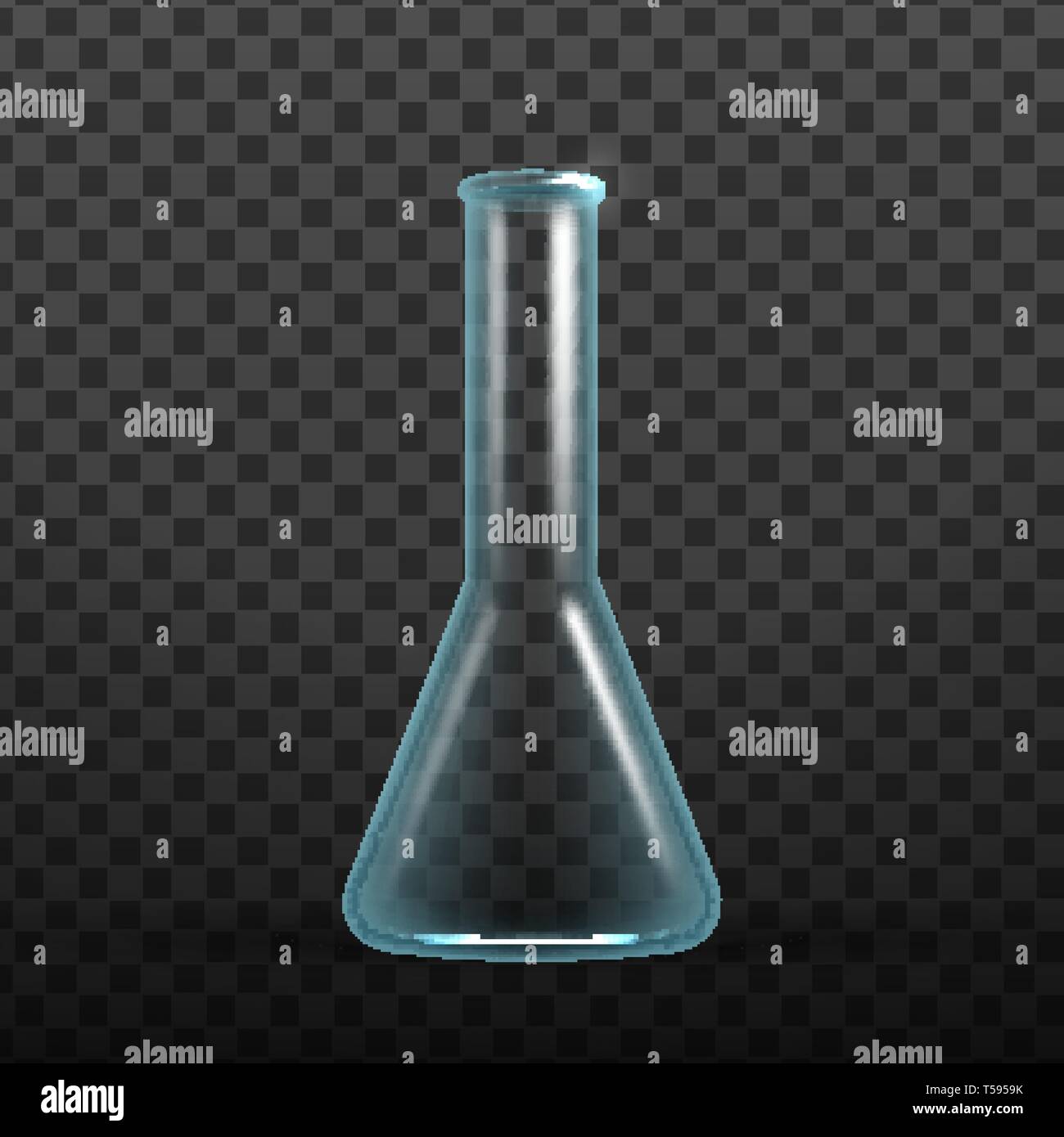 Realistic Chemisrty Science Glass Flask Vector Stock Vector Image & Art