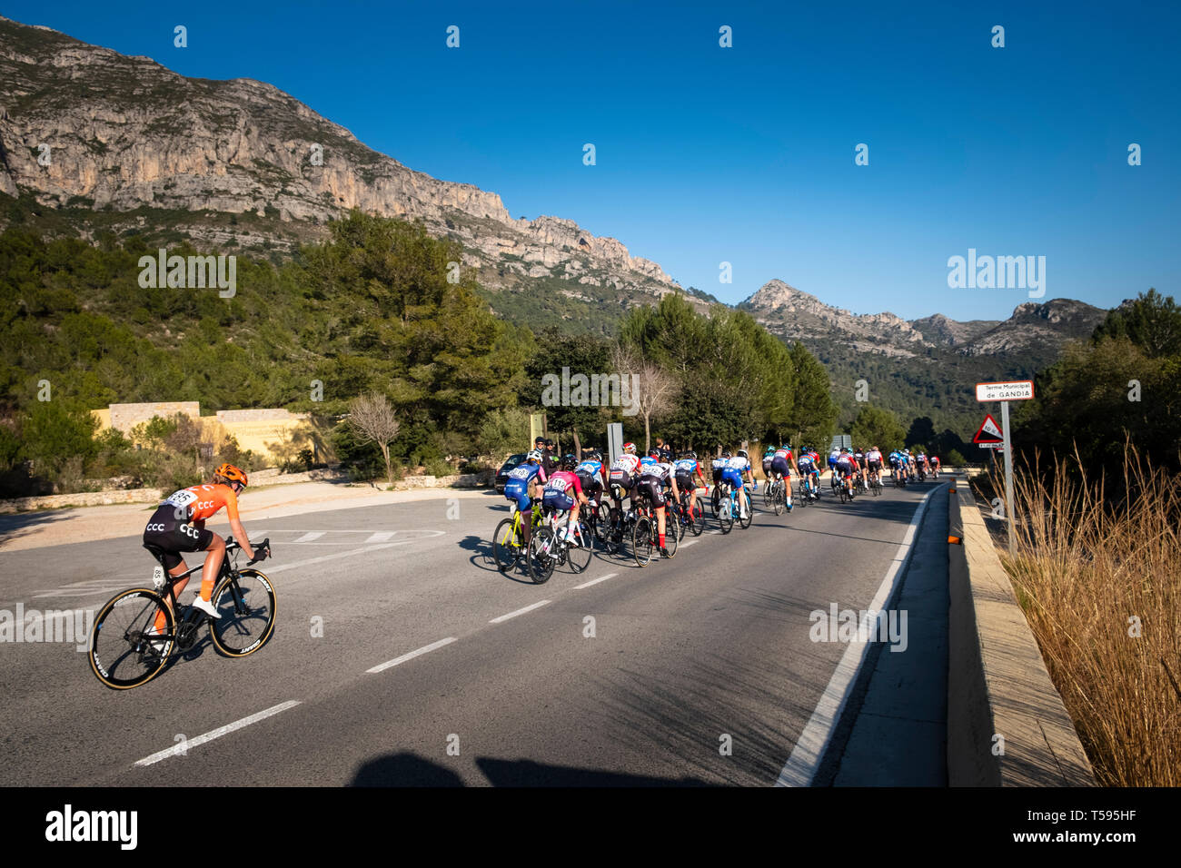 Road cycle race in spain hi-res stock photography and images - Alamy