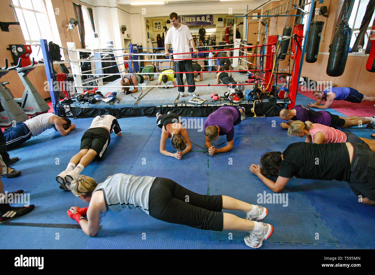Times ABC Boxing Club. Islington, London. 27/08/2009 Stock Photo Alamy