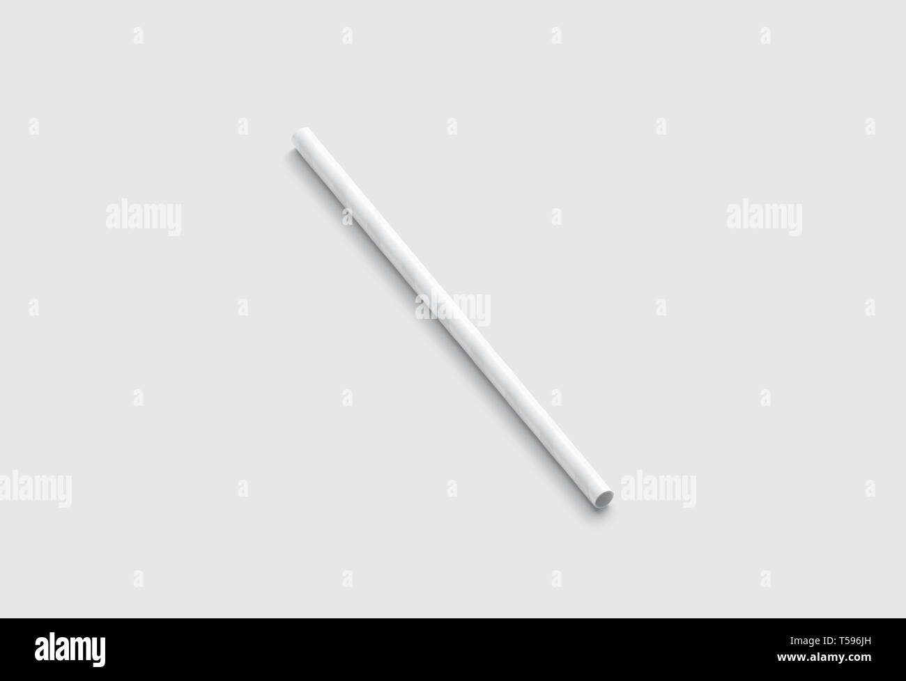 Download Blank White Paper Straw Mockup Isolated Side View 3d Rendering Clear Drink Pipe Mock Up Lies Empty Eco Party Tube For Cocktails Disposable Recycl Stock Photo Alamy PSD Mockup Templates
