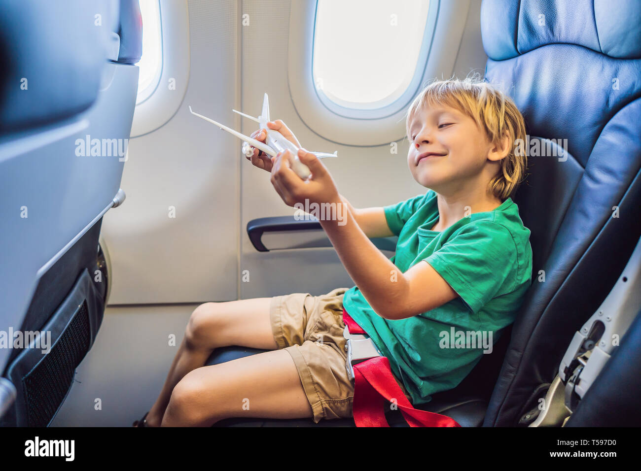 toy airplane with passengers