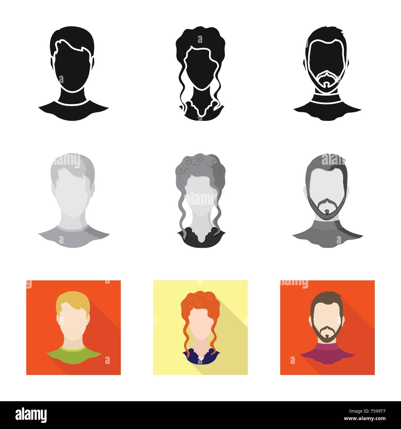 Vector illustration of professional and photo icon. Collection of ...