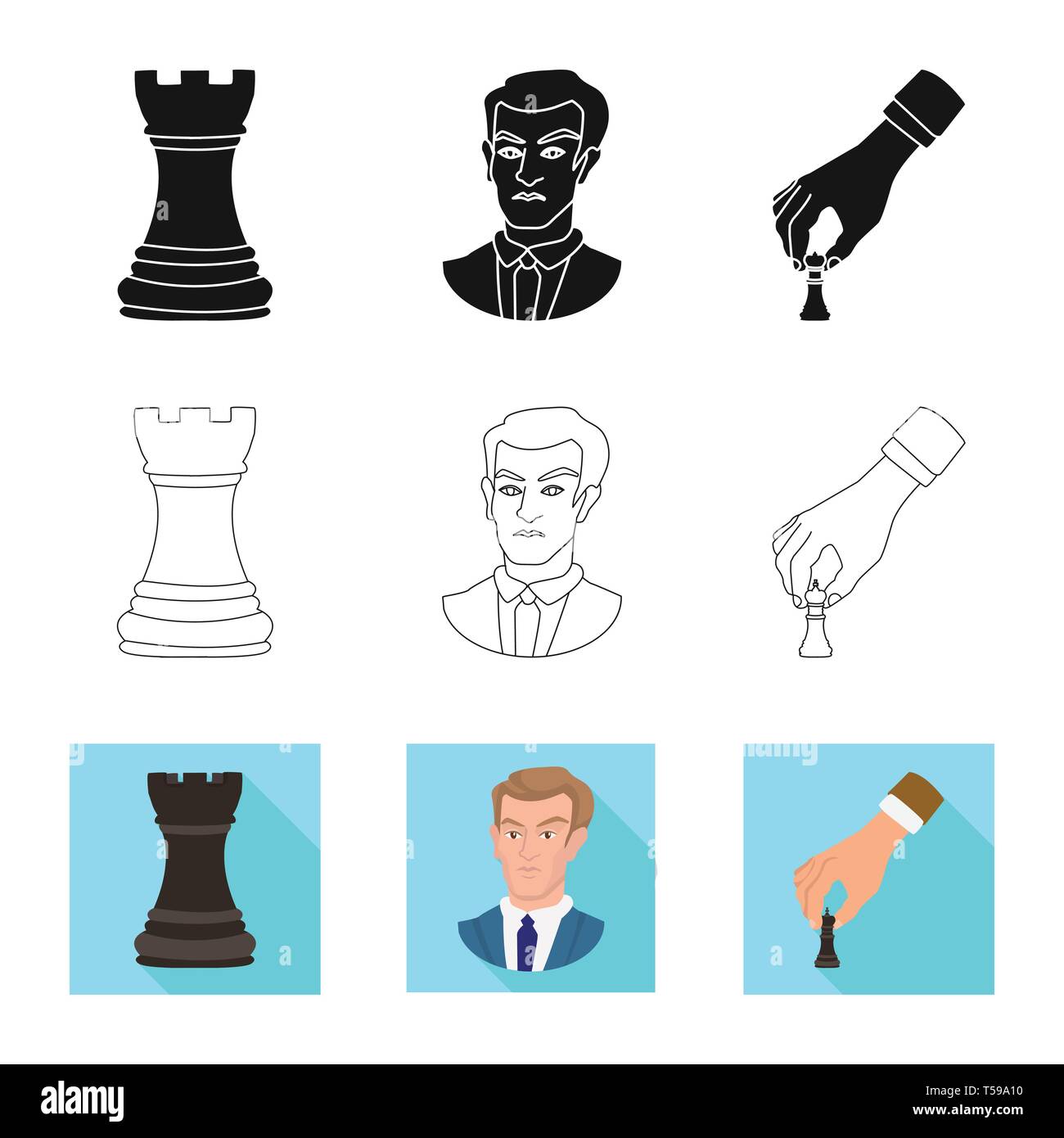 rook,man,hand,black,businessman,king,castle,profile,concept,tower,face ...