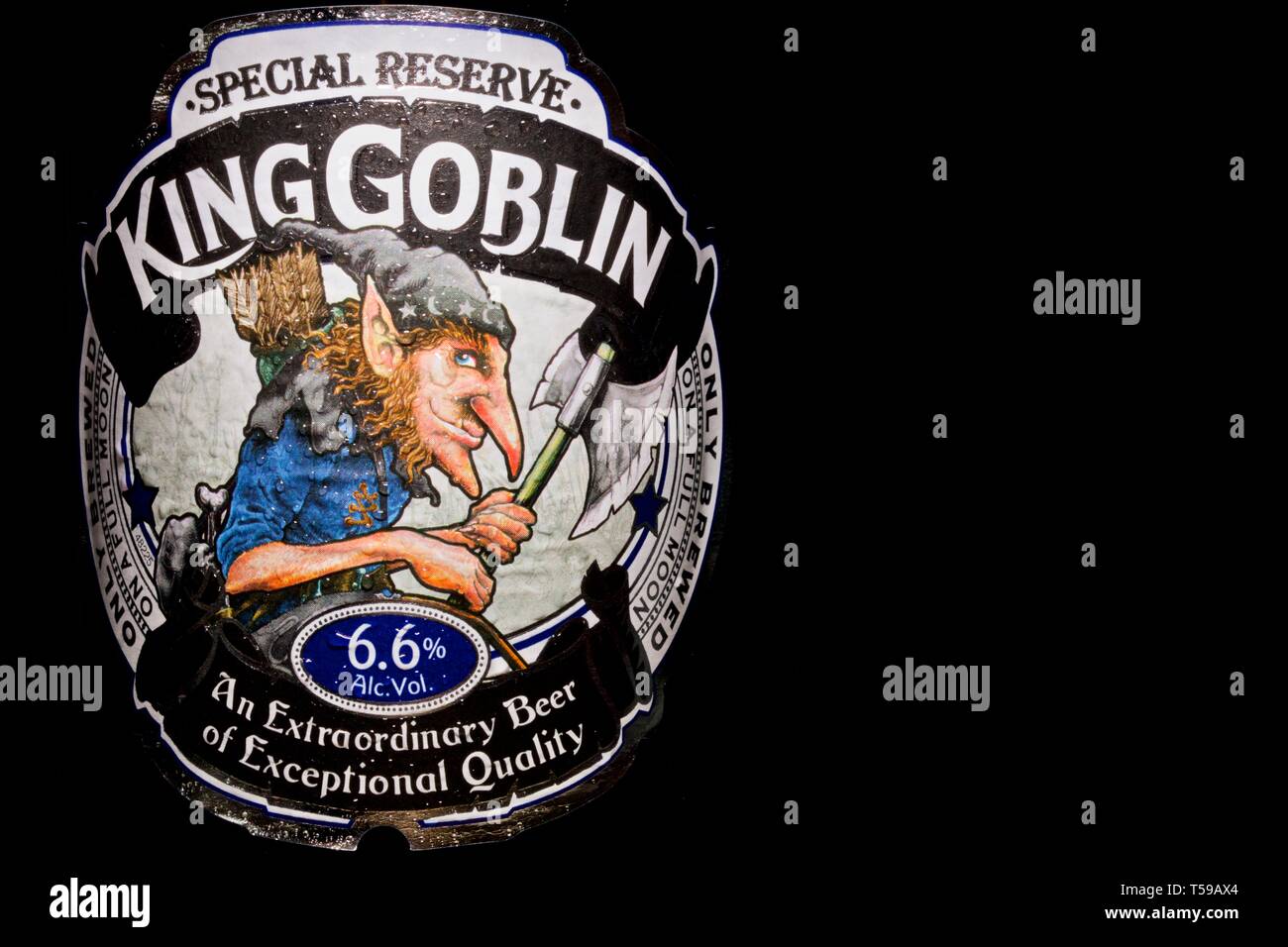 Wychwood King Goblin Ale Stock Photo