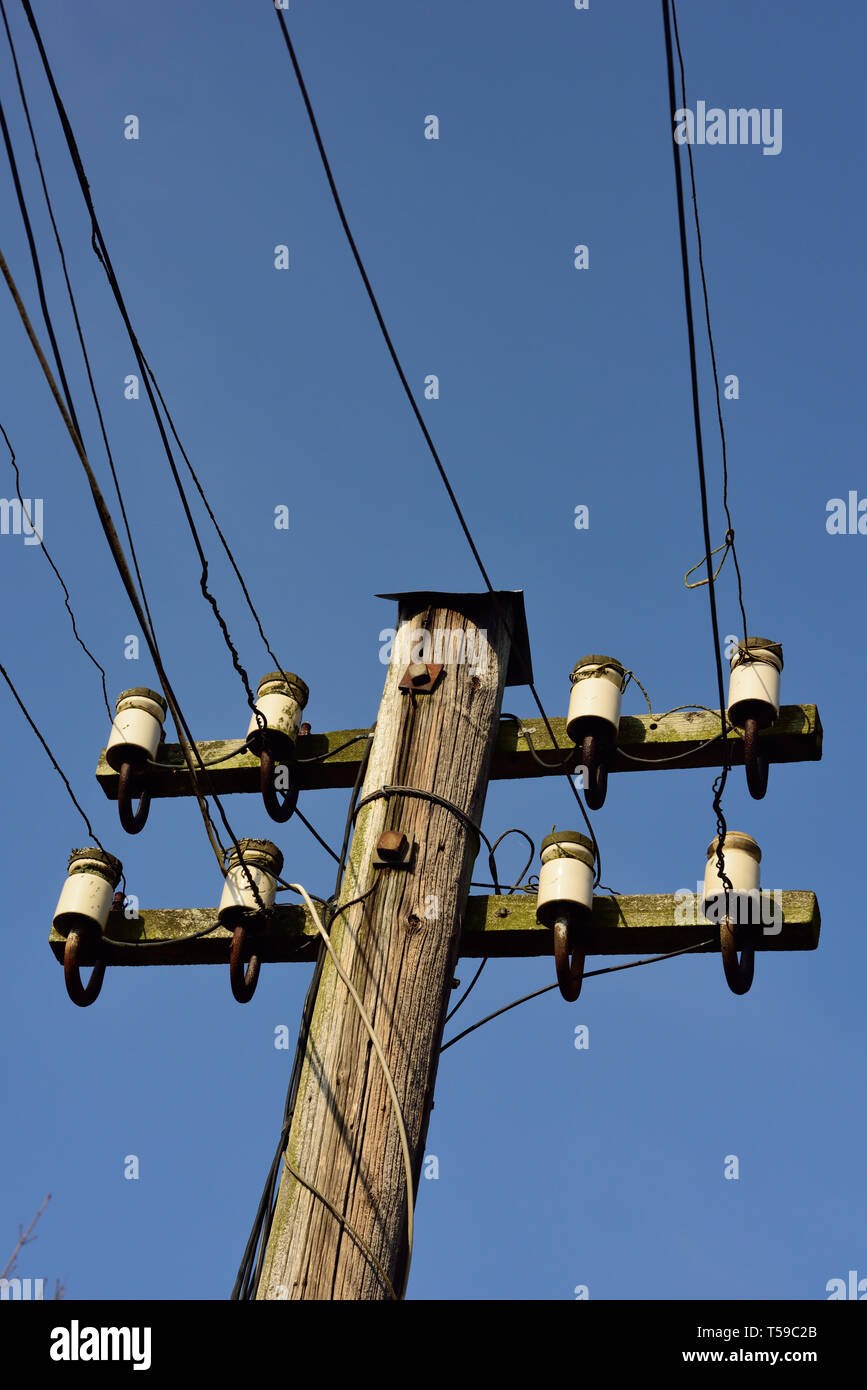 Vintage Ceramic Electric Telegraph Telephone Pole Insulator Collectible