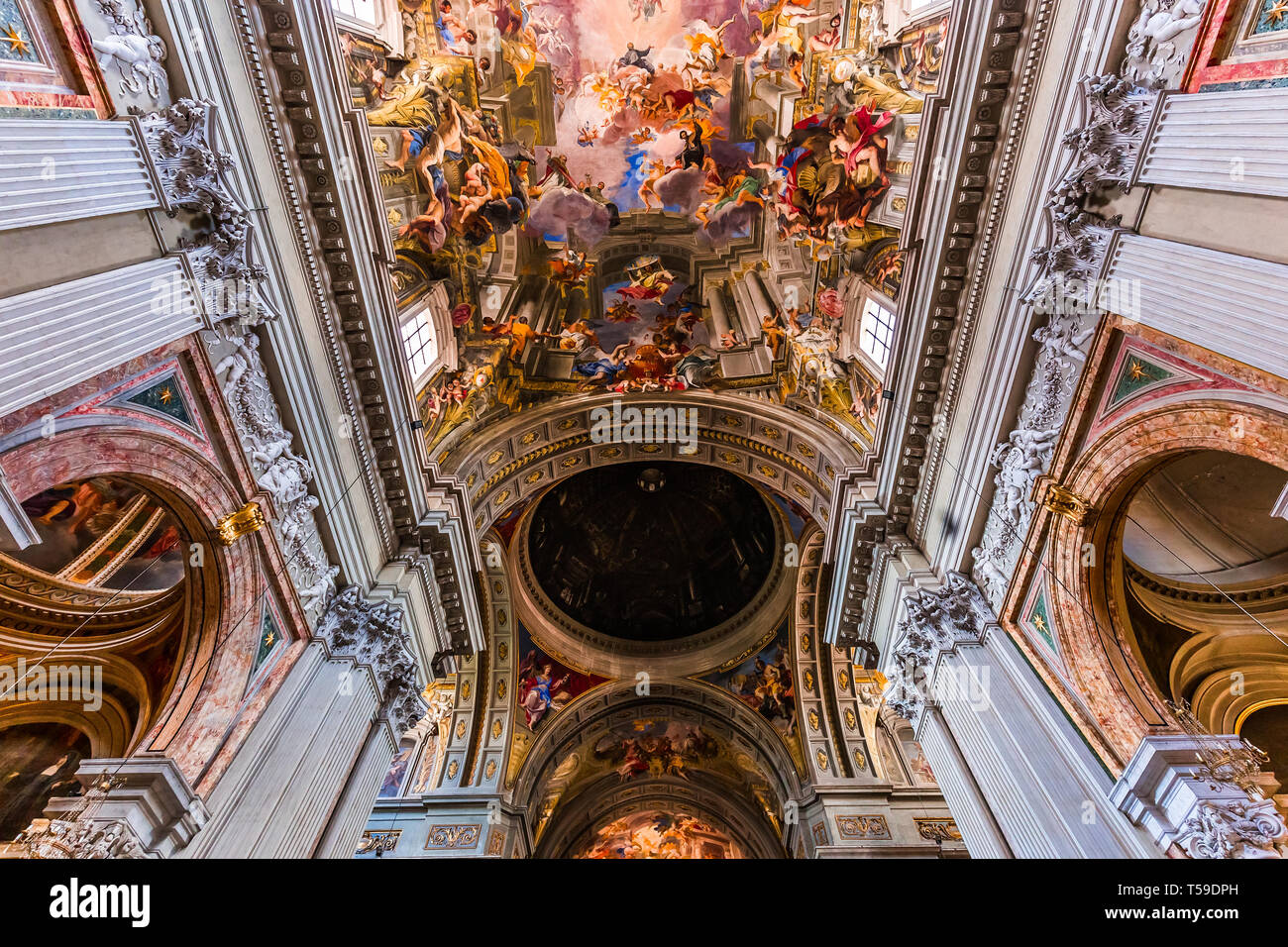 ROME, ITALY, JUNE 16, 2015 : interiors and architectural details of ...