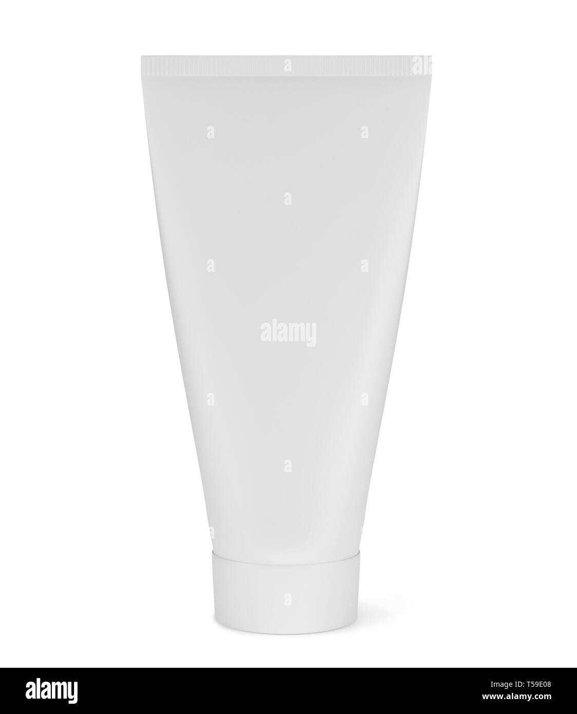 White cosmetic tube isolated on white background Stock Photo - Alamy