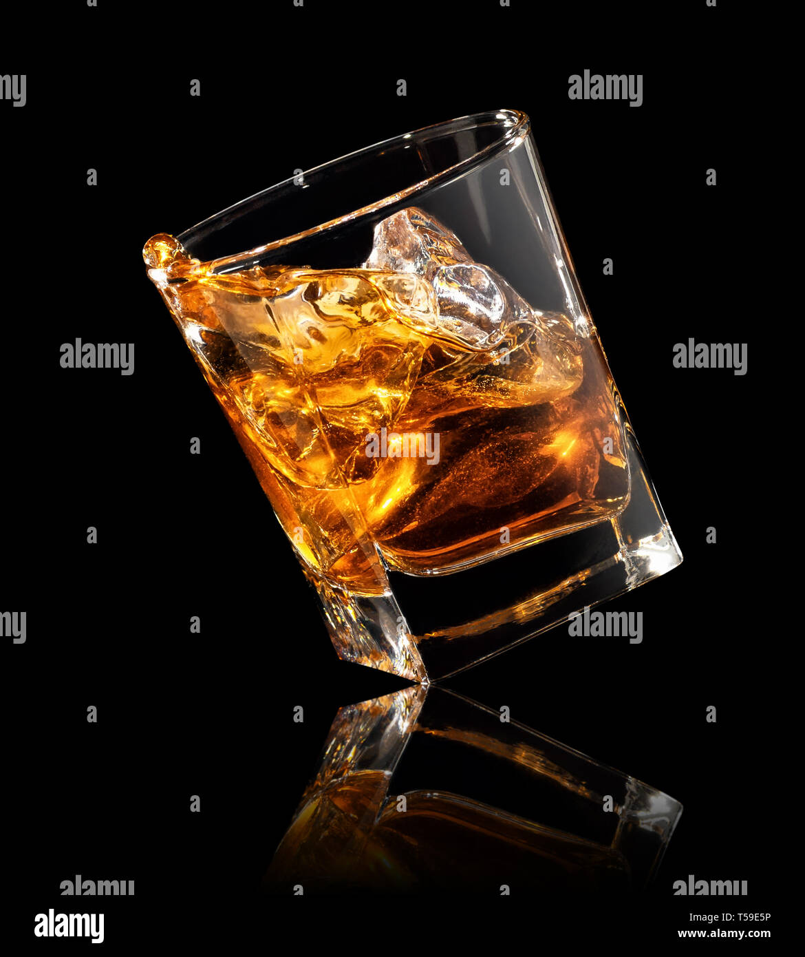 Whiskey at glass hires stock photography and images Alamy