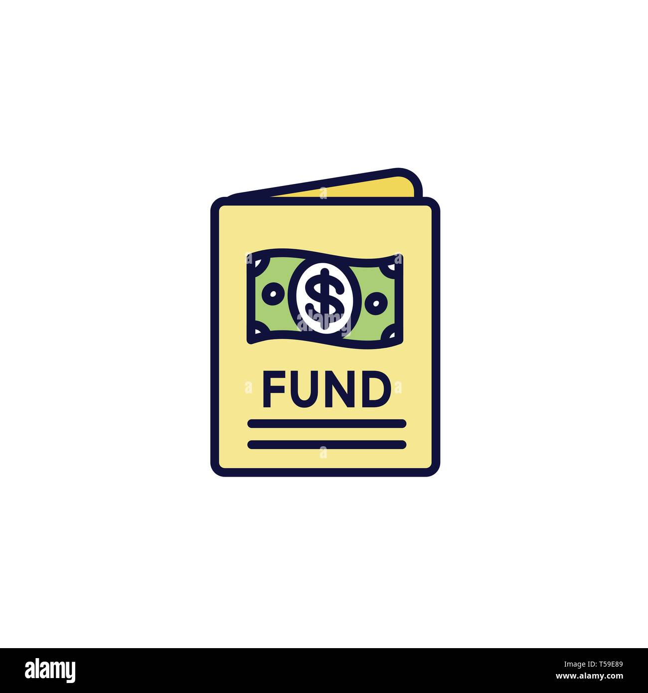 Retirement Investments / Dividend Income, Mutual Fund, IRA Icon set ...