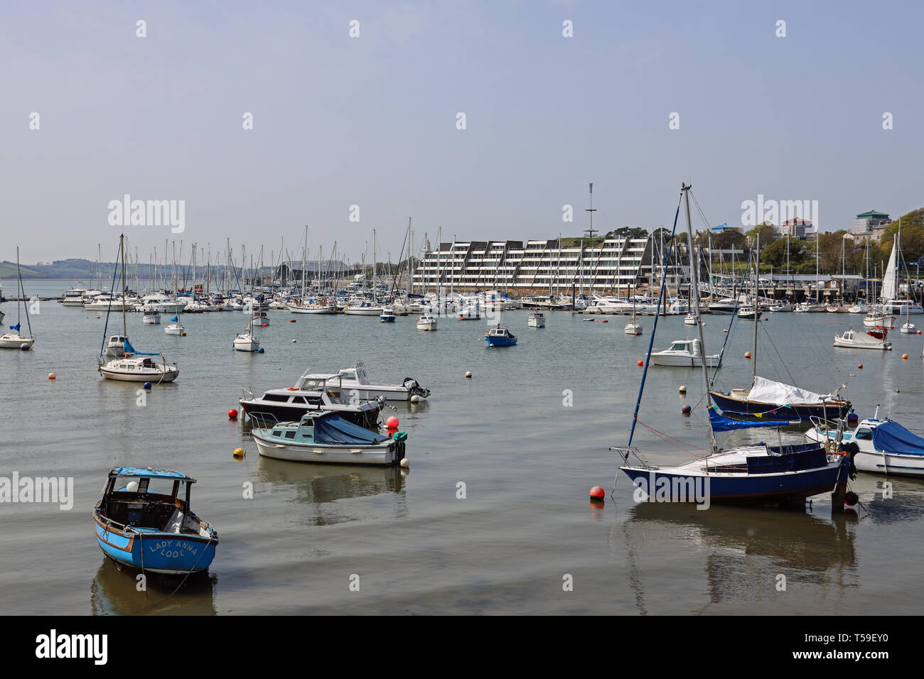 Mayflower Marina, Stonehouse Pool, Plymouth Stock Photo Alamy