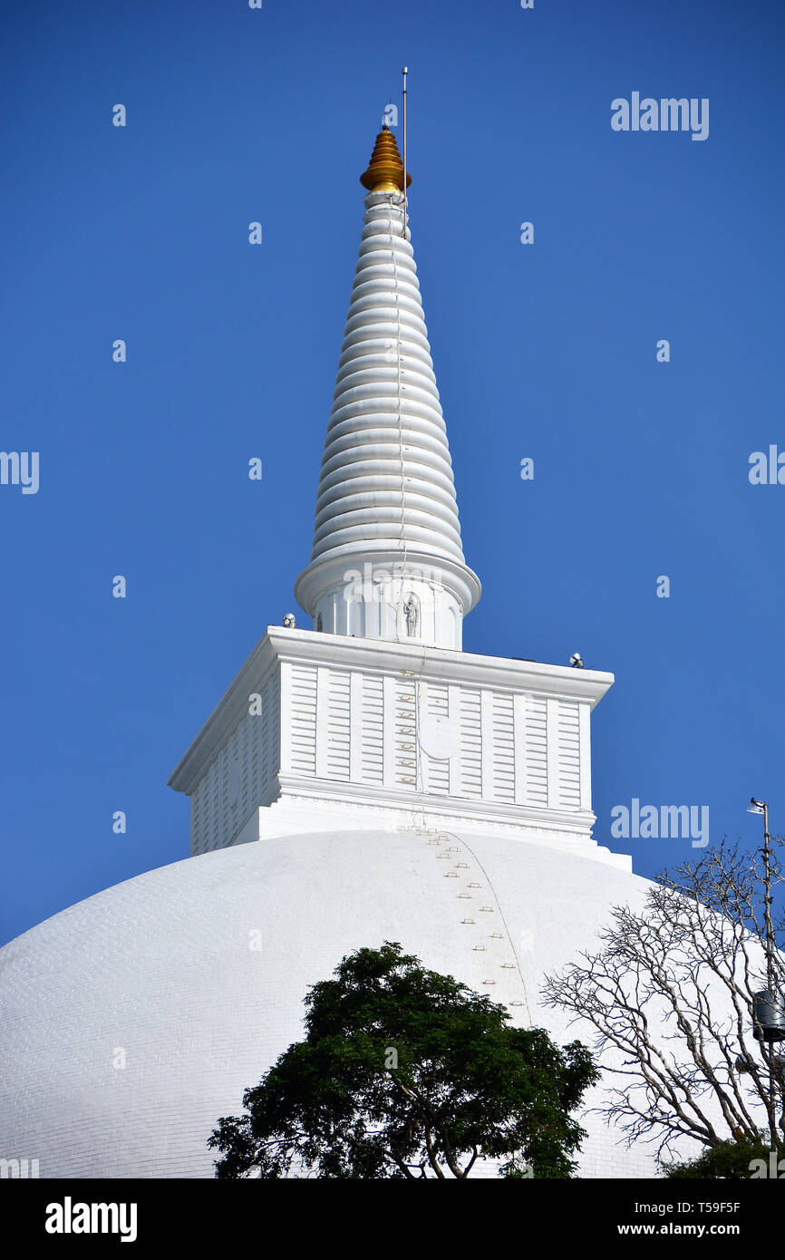 Maha Stupa, Mihintale, Sri Lanka. Stock Photo