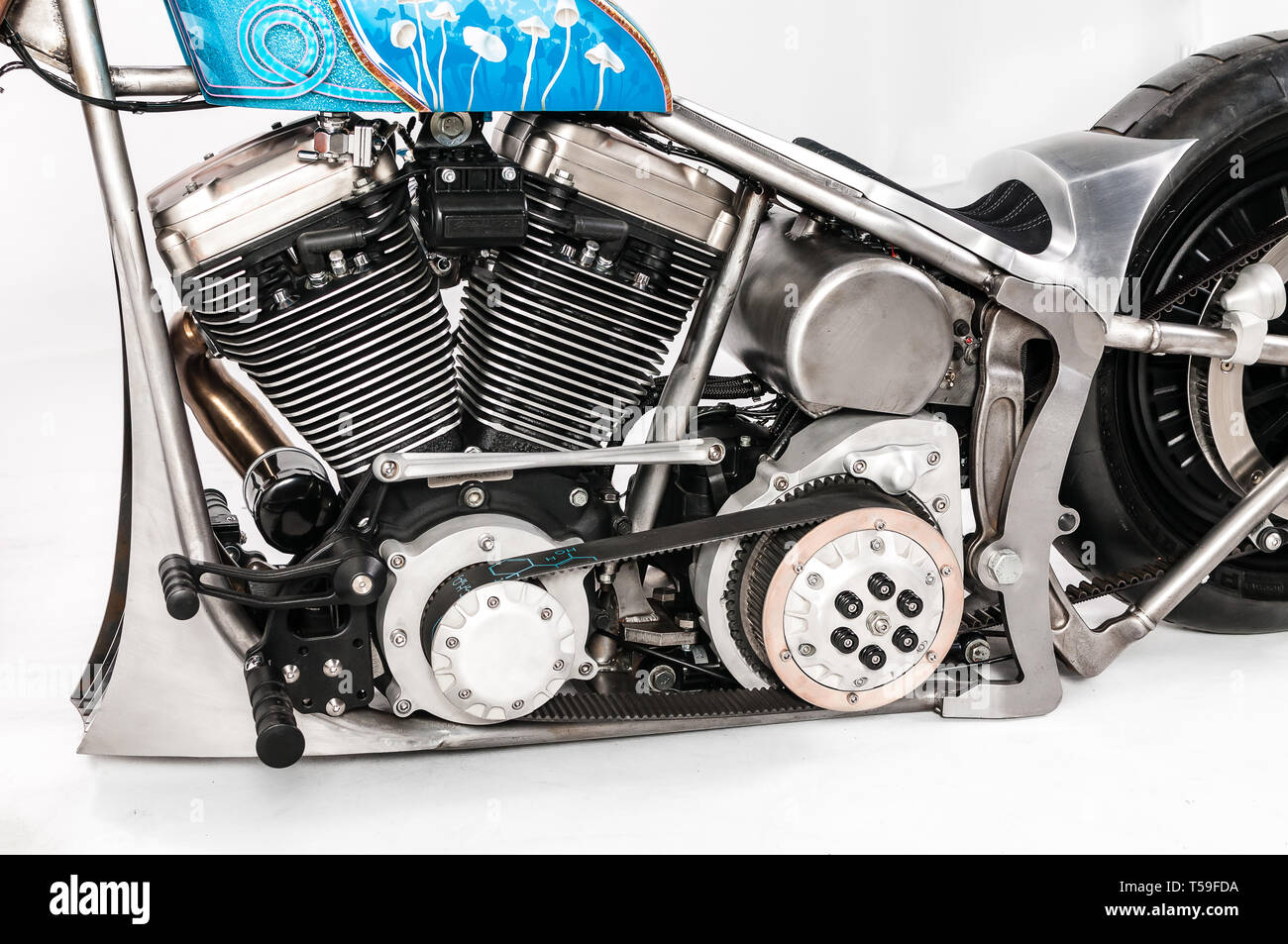 Modified custom motorcycle bike hi-res stock photography and images - Alamy
