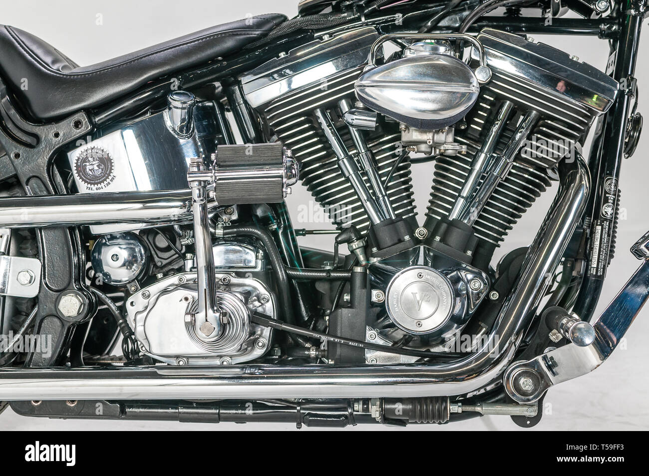 Modified custom motorcycle bike hi-res stock photography and images - Alamy