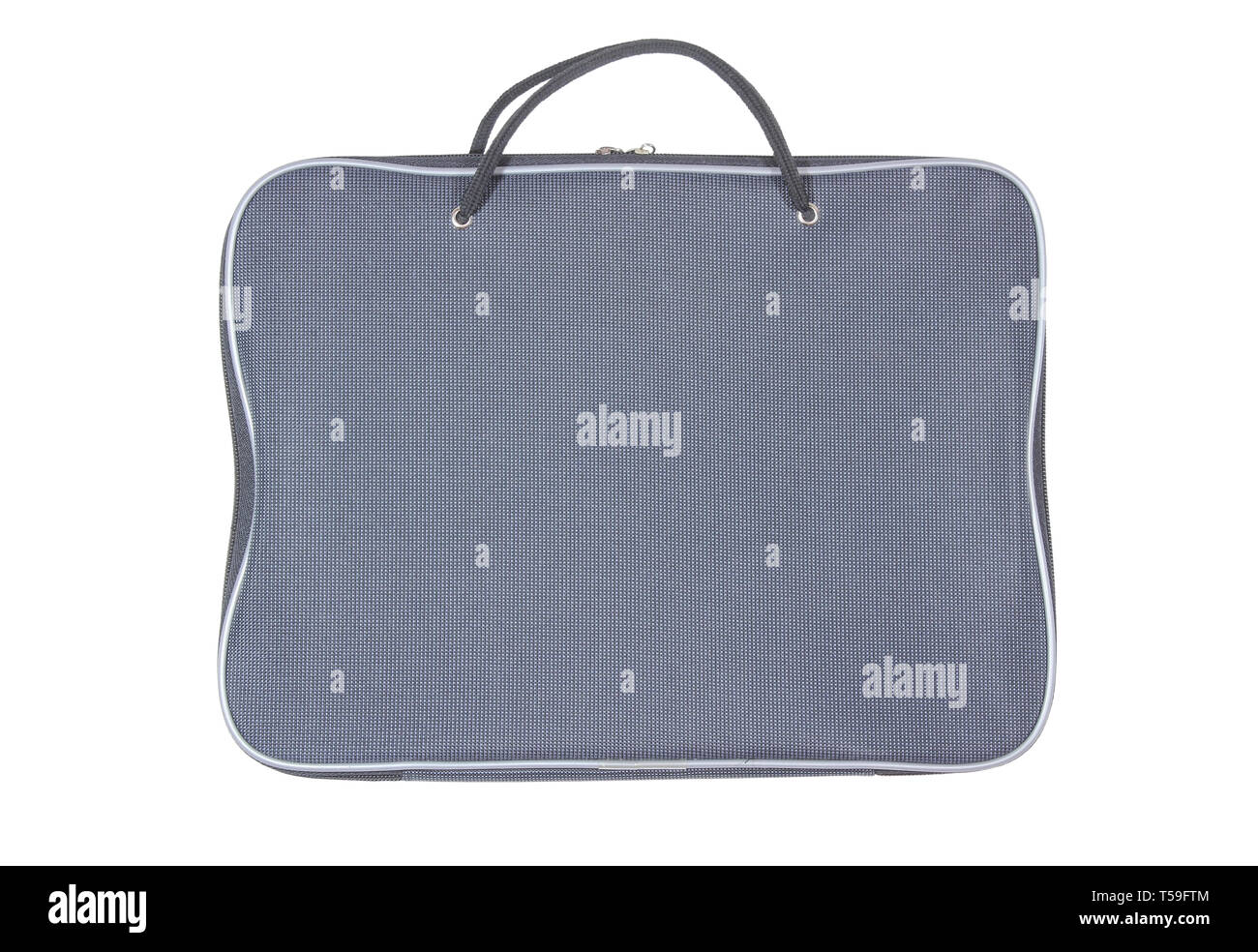 Bag-folder for office documents isolated on white Stock Photo
