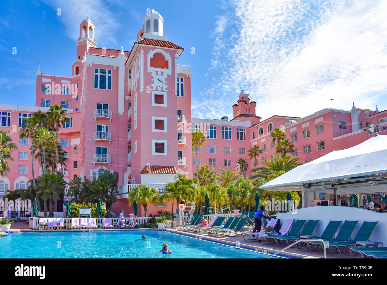 St. Pete Beach, Florida. January 25, 2019. Historic pictures on inside