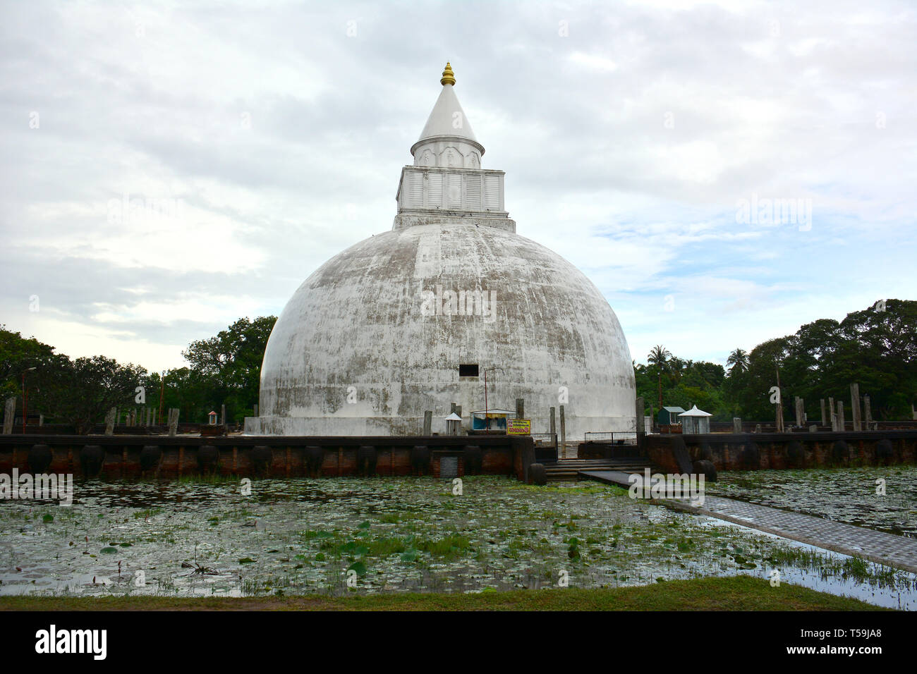 Yatala Wehera Stupa, Tissamaharama, Sri Lanka. Yatala Wehera sztupa, Tissamaharama, Srí Lanka. Stock Photo