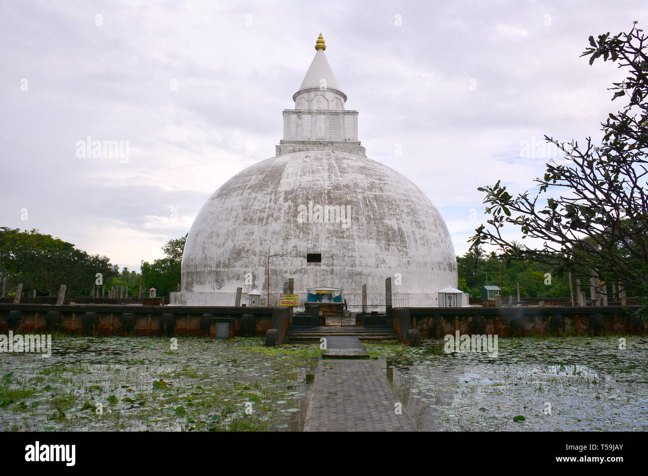 Yatala Wehera Stupa, Tissamaharama, Sri Lanka. Yatala Wehera sztupa, Tissamaharama, Srí Lanka. Stock Photo