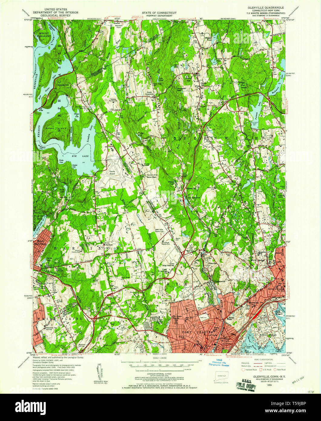 Map of glenville hires stock photography and images Alamy