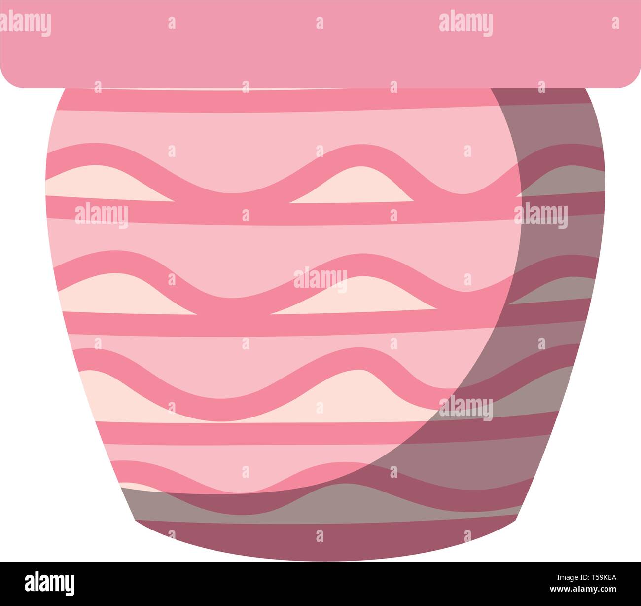 cute flower pot isolated icon Stock Vector Image & Art - Alamy