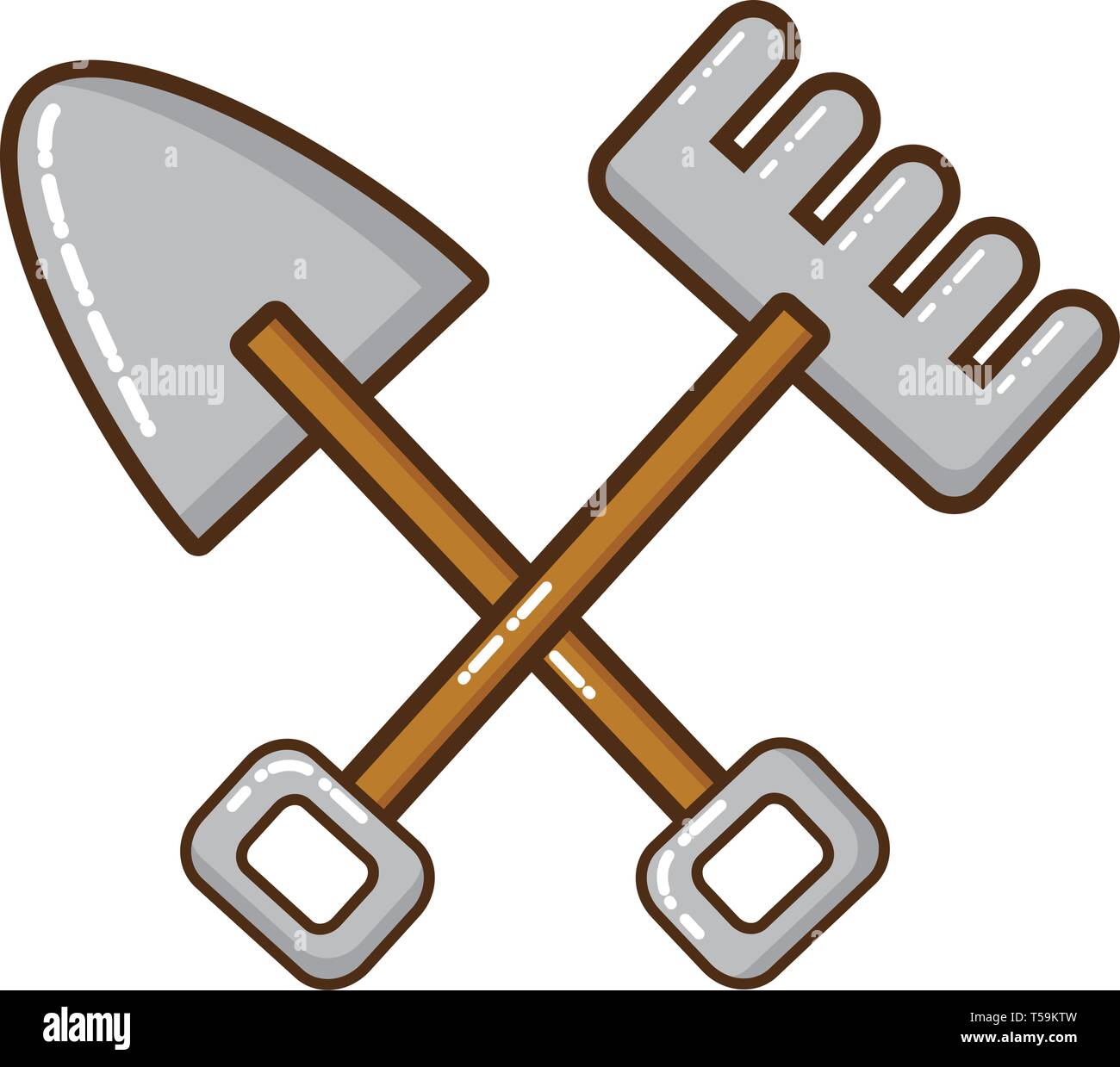 gardening tools isolated icon Stock Vector Image & Art - Alamy