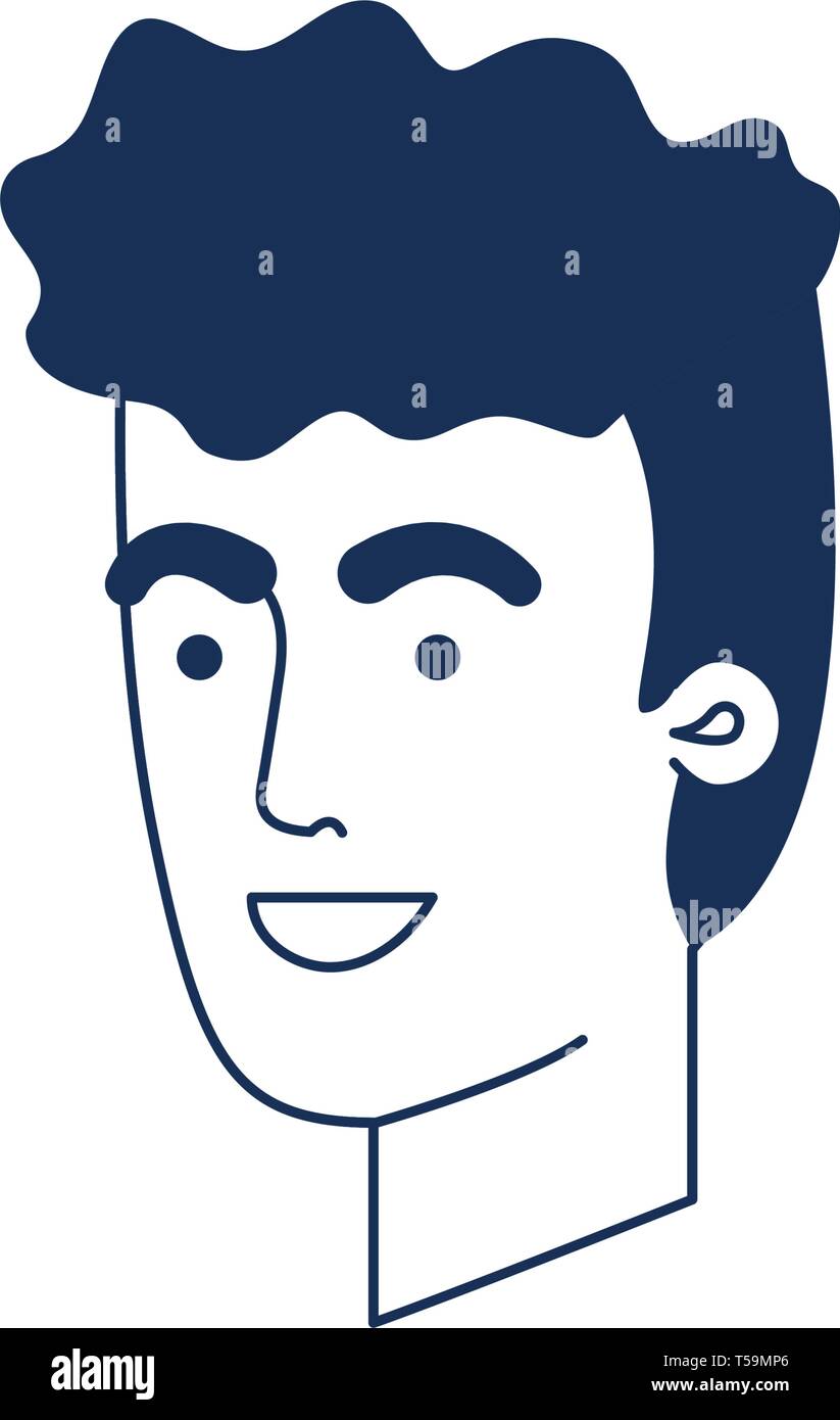 head of man avatar character Stock Vector Image & Art - Alamy