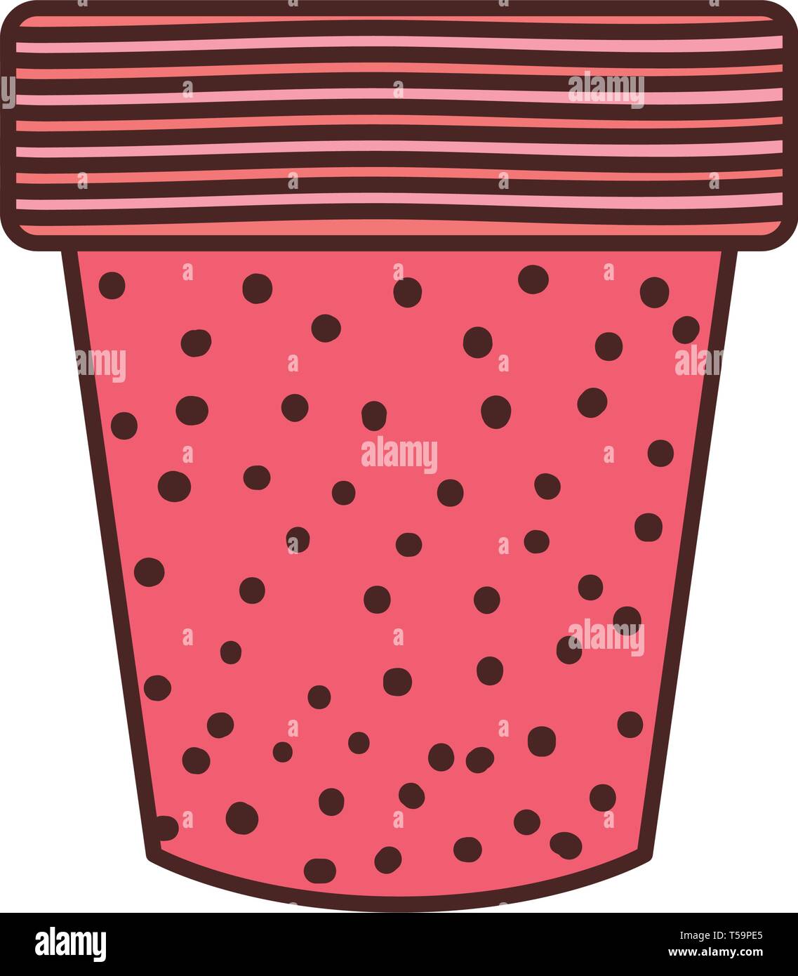 cute flower pot isolated icon Stock Vector Image & Art - Alamy