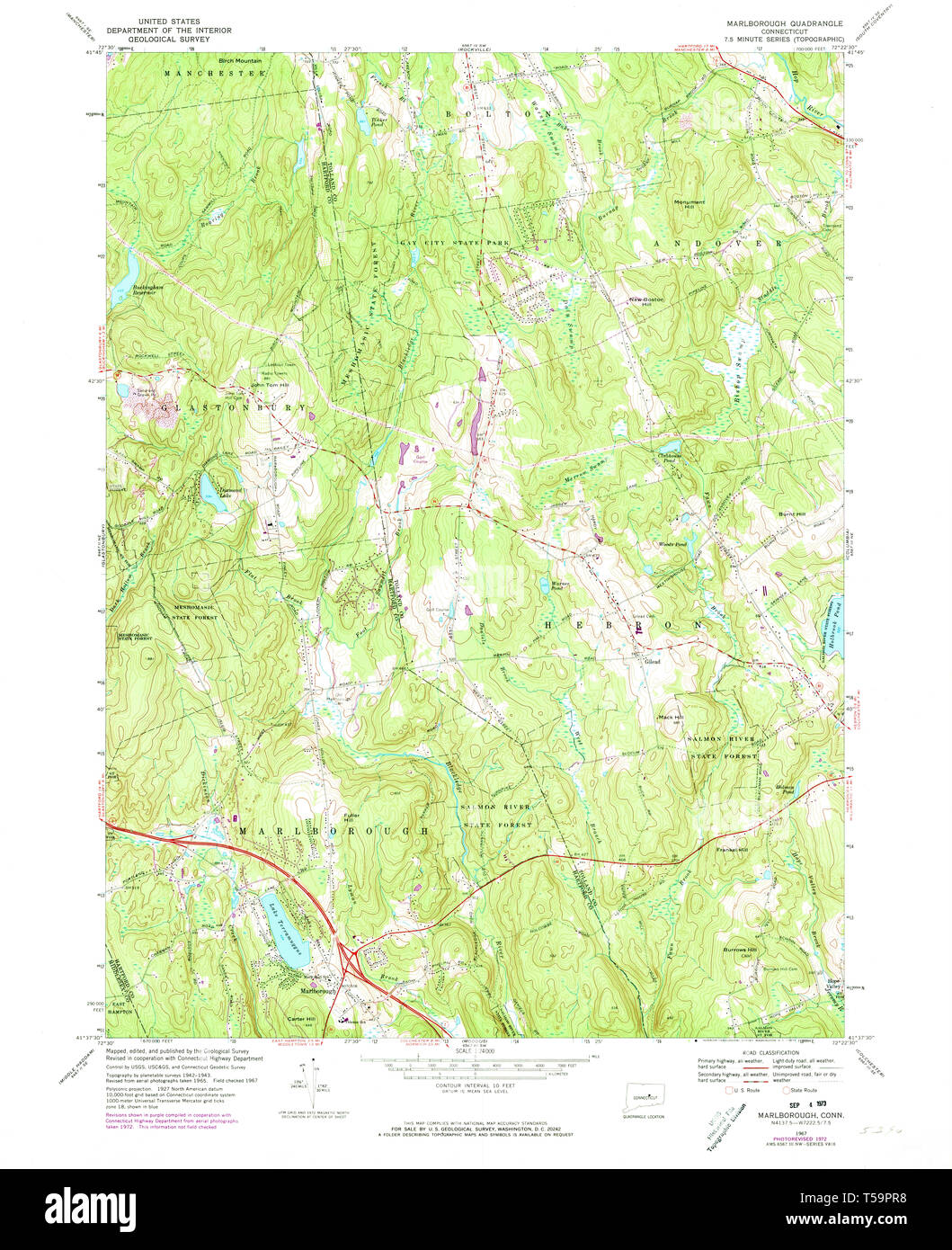 Map of marlborough Cut Out Stock Images & Pictures Alamy