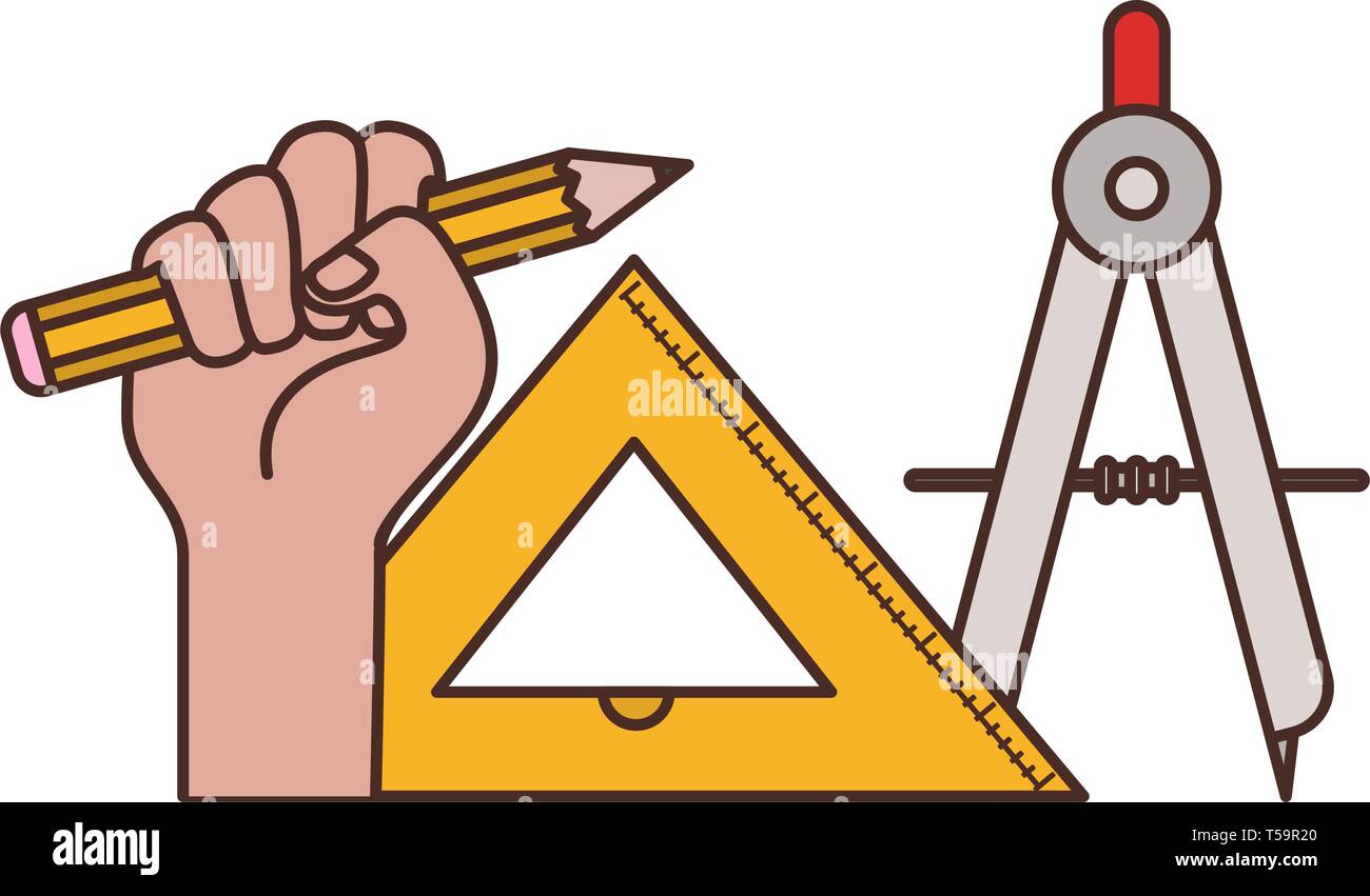 Mechanical pencil compass Stock Vector Images - Alamy