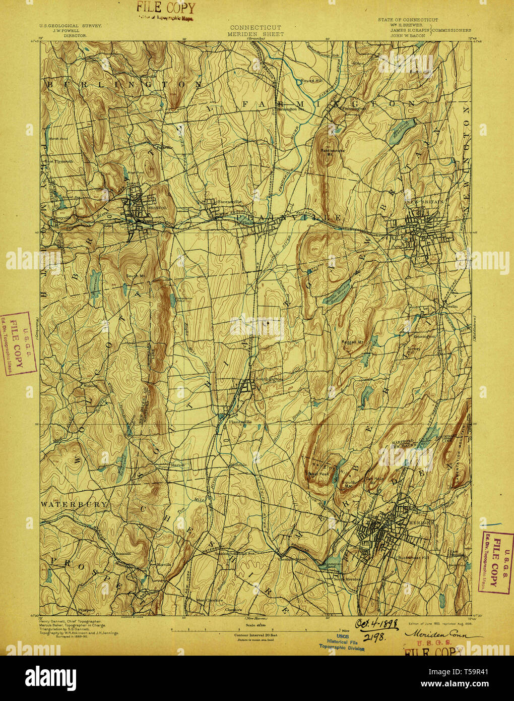 Map of meriden hires stock photography and images Alamy