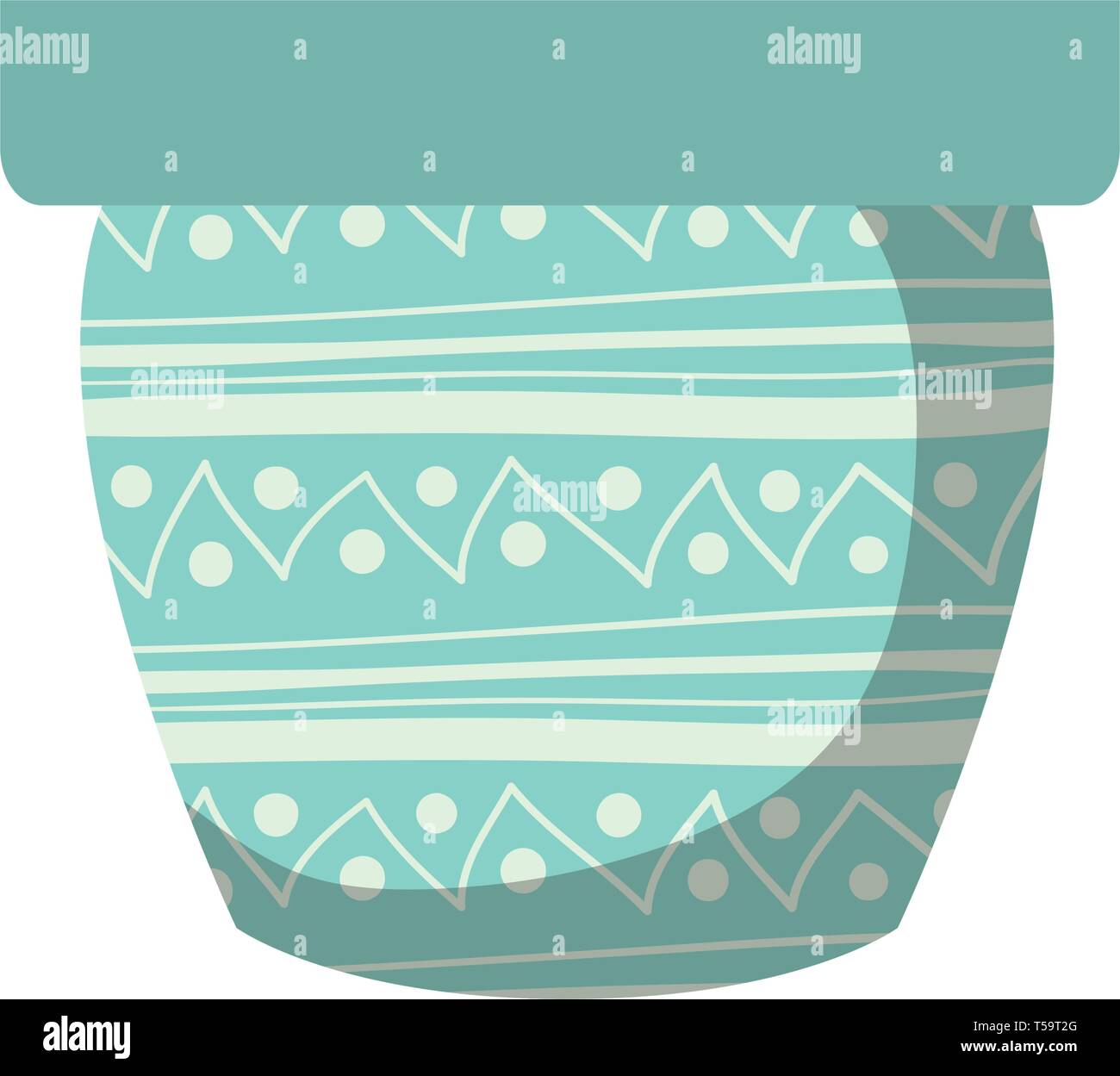 cute flower pot isolated icon Stock Vector Image & Art - Alamy